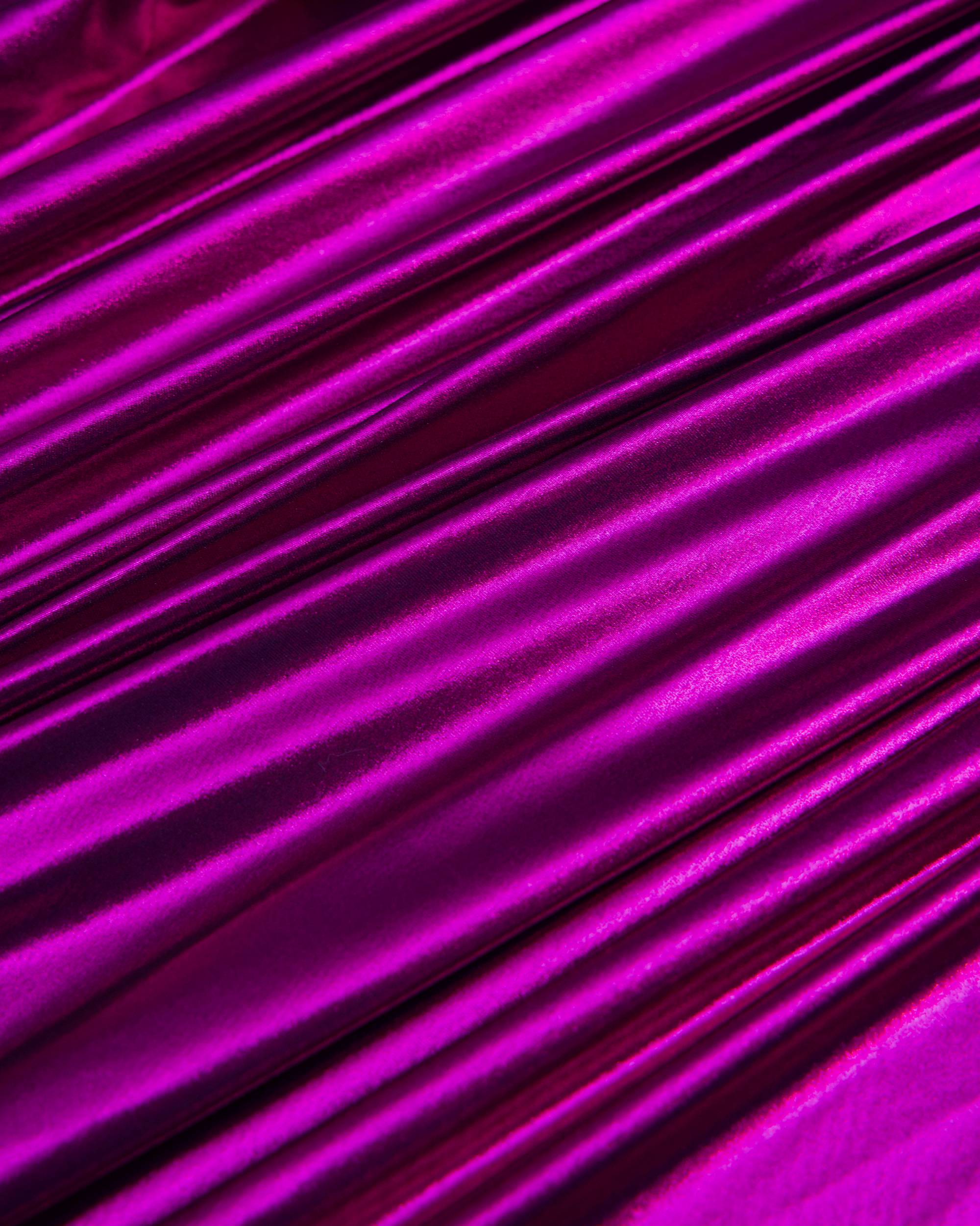 Magenta Performance Foiled Spandex, Foiled Spandex Fabric, Metallic Spandex Fabric, Shiny Spandex Fabric, Foil Stretch Fabric, Stretch Foil Fabric, Holographic Spandex