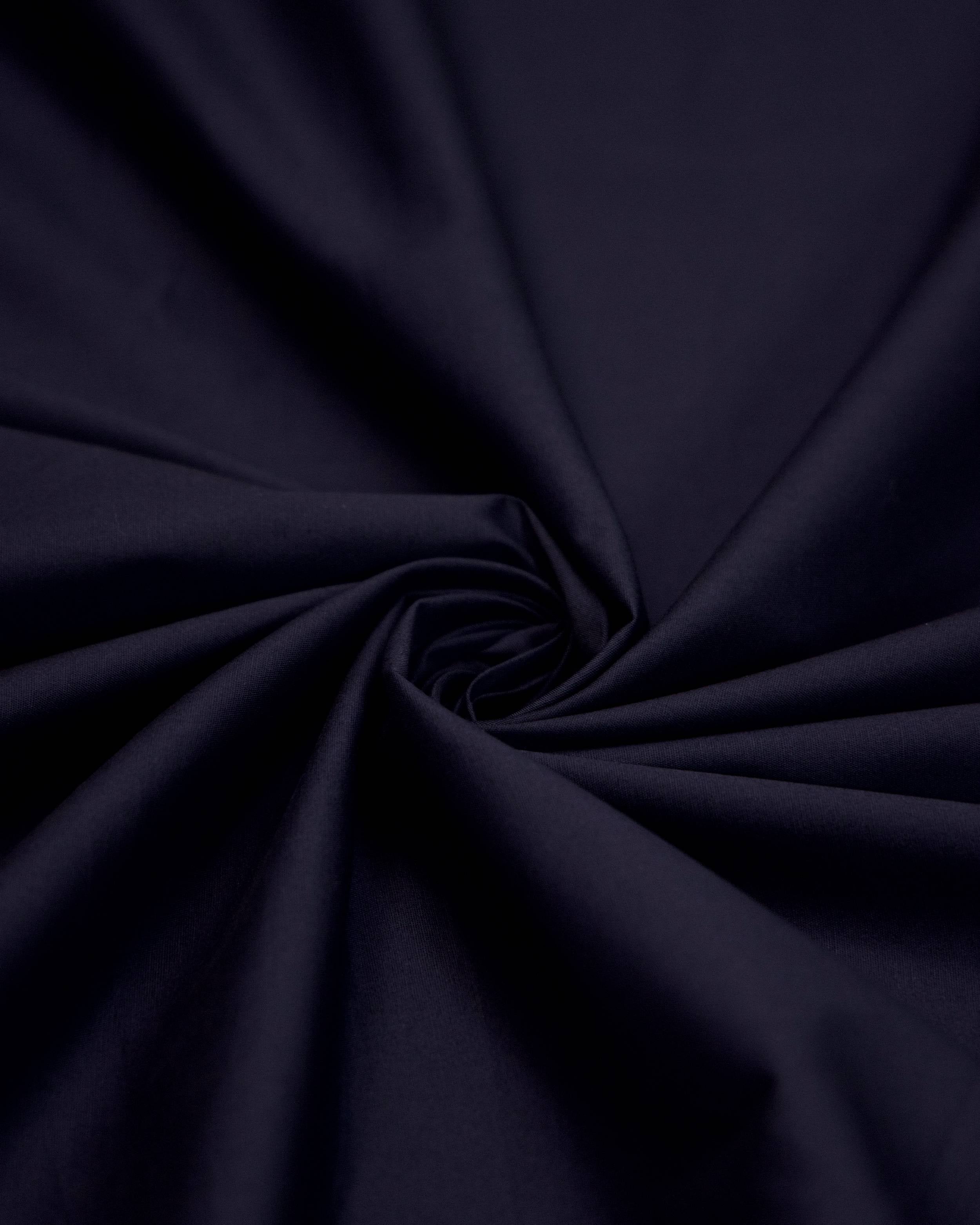 Navy Blue Bare Soft Cotton, Cotton Spandex Fabric, Soft Cotton Fabric, Bare Soft Cotton, Stretch Cotton Fabric, Breathable Cotton Fabric, Lightweight Cotton Fabric