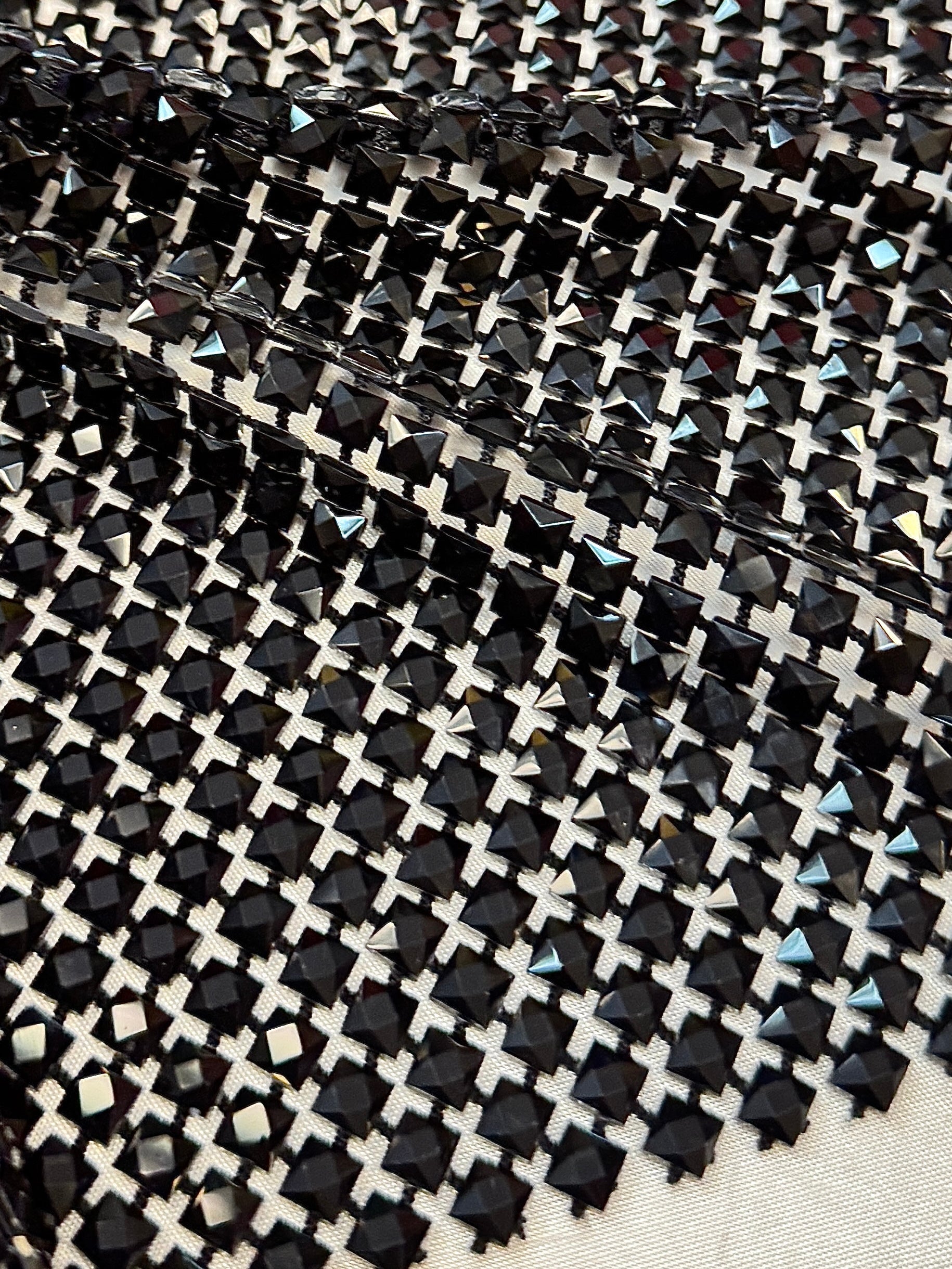 Black Luxury Rhinestone Mesh, Rhinestone Mesh Fabric, Crystal Mesh Fabric, Beaded Mesh Fabric, Embellished Mesh Fabric, Sequin Mesh Fabric, Sparkle Mesh Fabric