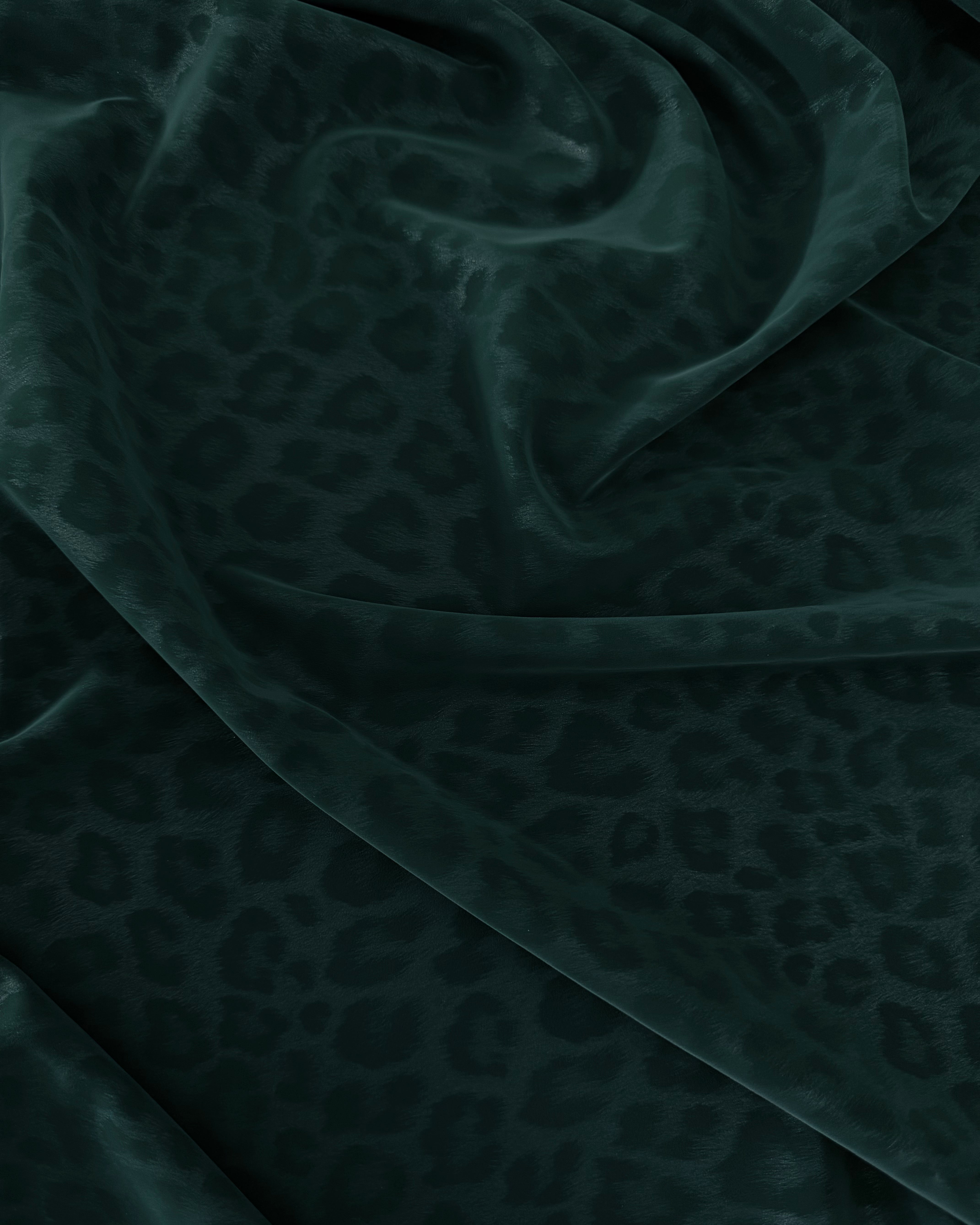 Jade Cheetah Print Stretch Faux Leather, Leopard Print Leather, Stretch Faux Leather, Animal Print Fabric, Vegan Leather Fabric, Cheetah Print Fabric