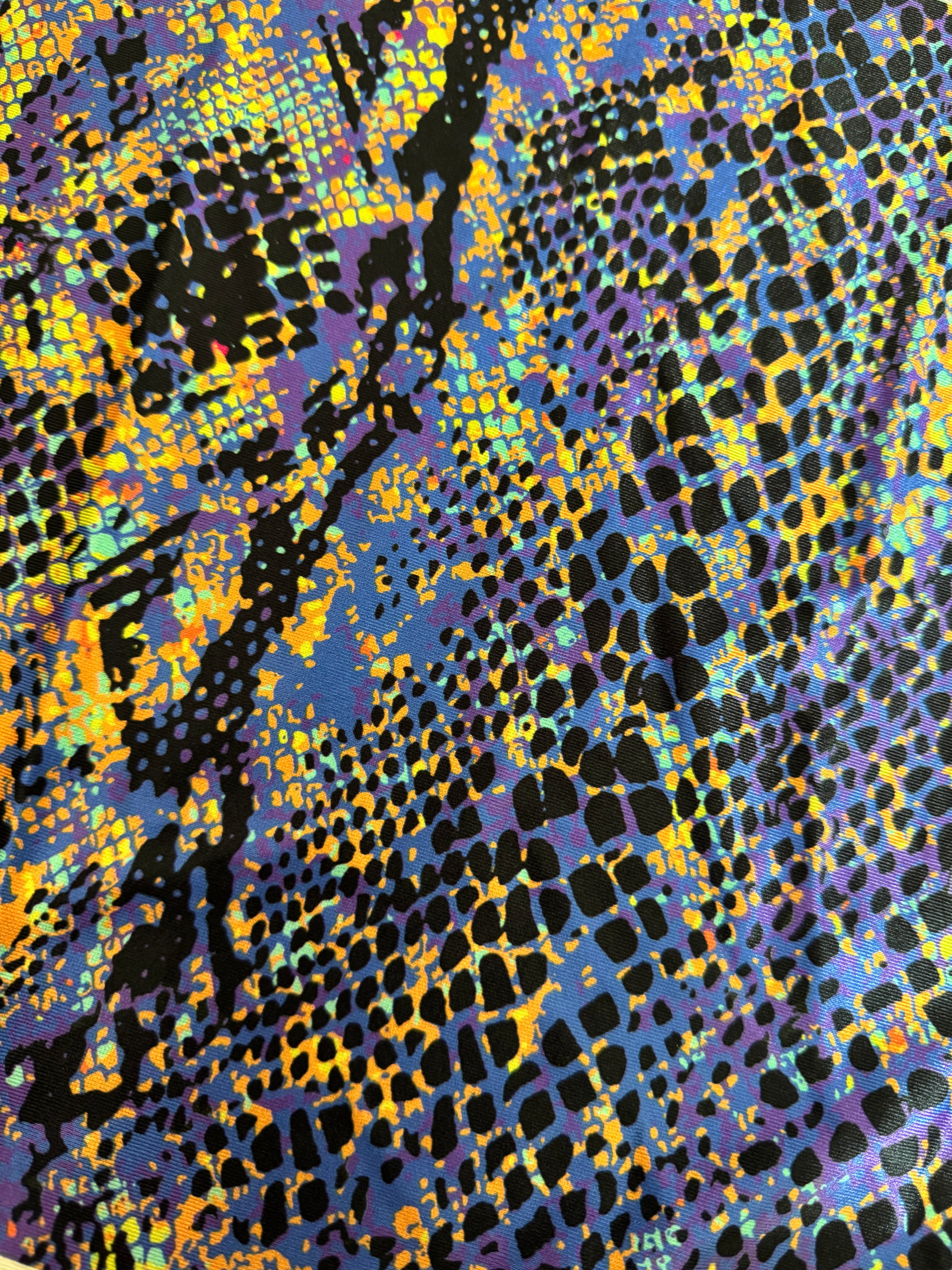Purple Snake Print Nylon Spandex, Nylon Spandex Print, Printed Spandex Fabric, Stretch Print Fabric, Printed Stretch Fabric, Spandex Print Fabric, Printed Fabric Stretch