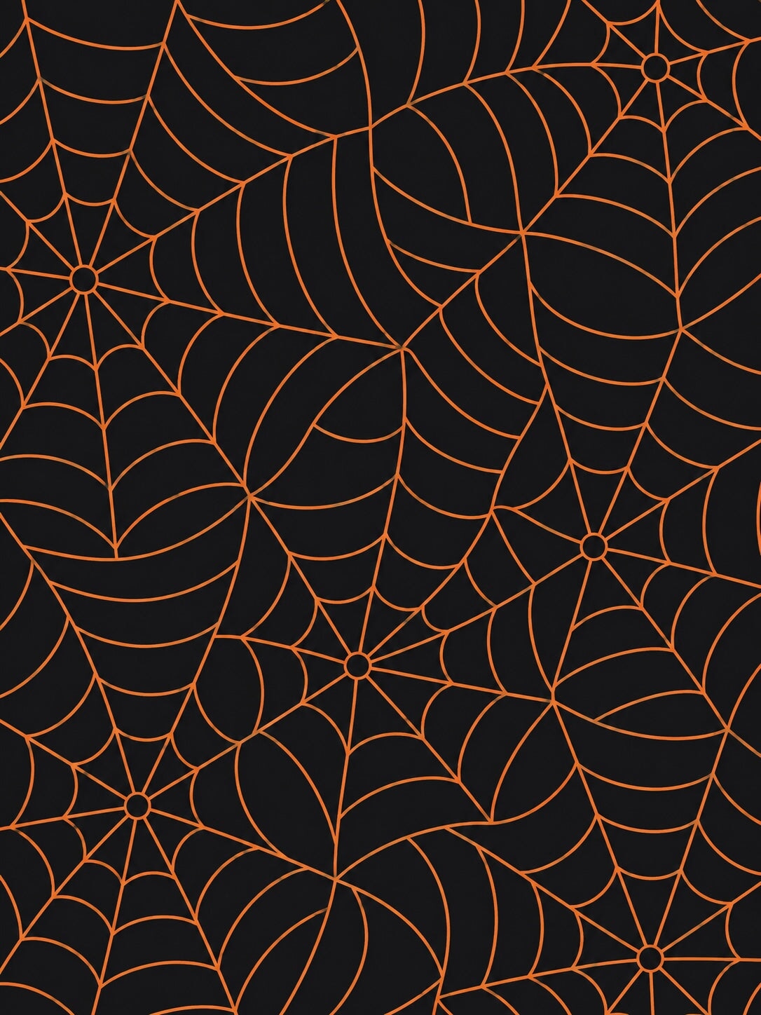 Black Orange Spider Web Design Print Nylon Spandex, Halloween Spandex, Halloween Fabric, Spandex Fabric, Nylon Spandex, Stretch Fabric, 4 Way Stretch, Spooky Fabric