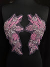 Gina Pink Rhinestone Applique