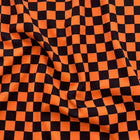 Black Orange 1/2" Checkered