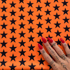 Black on Orange Mini Stars