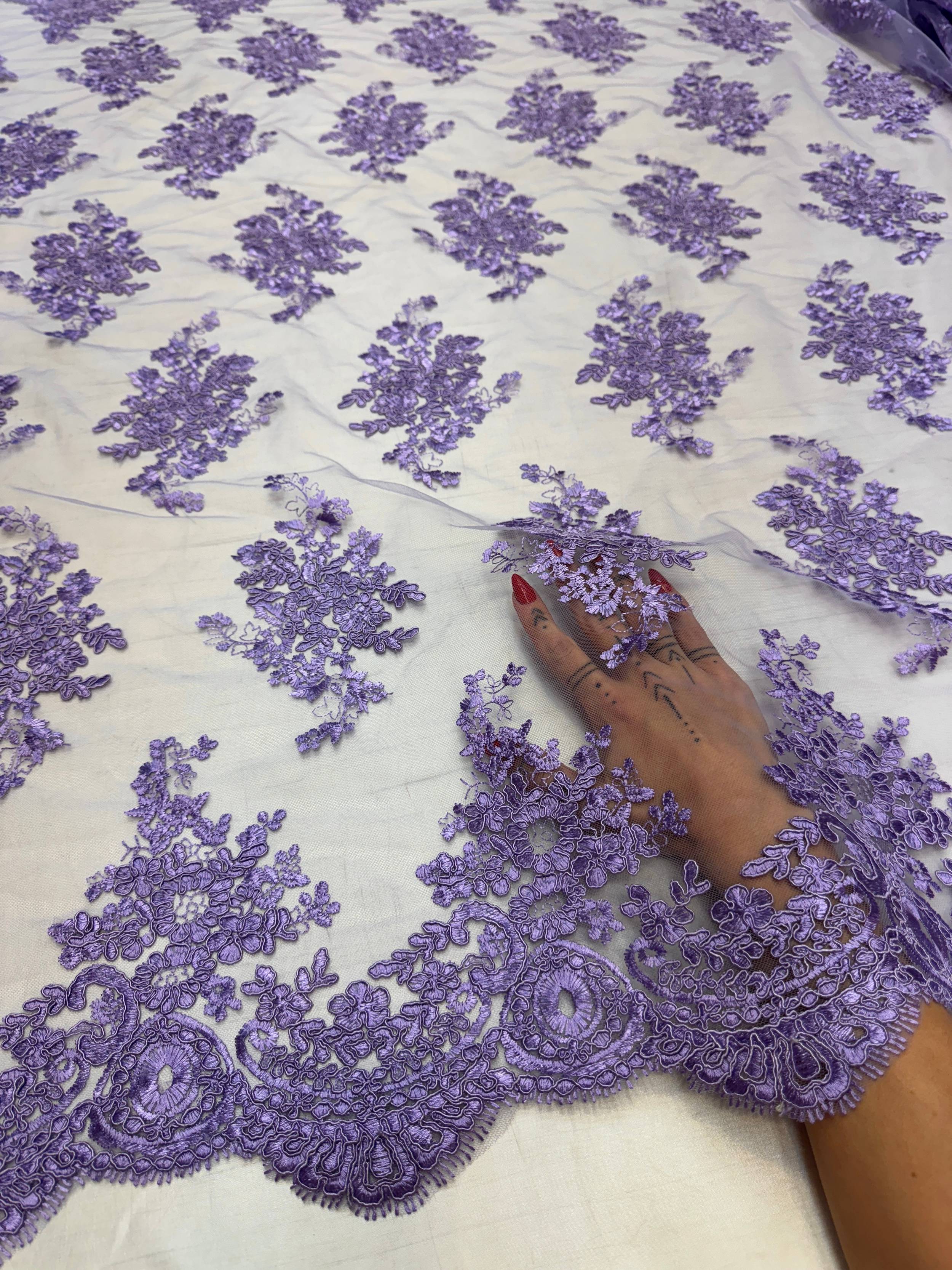 Fleur Scalloped Lace Mesh