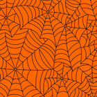 Orange Spider Web