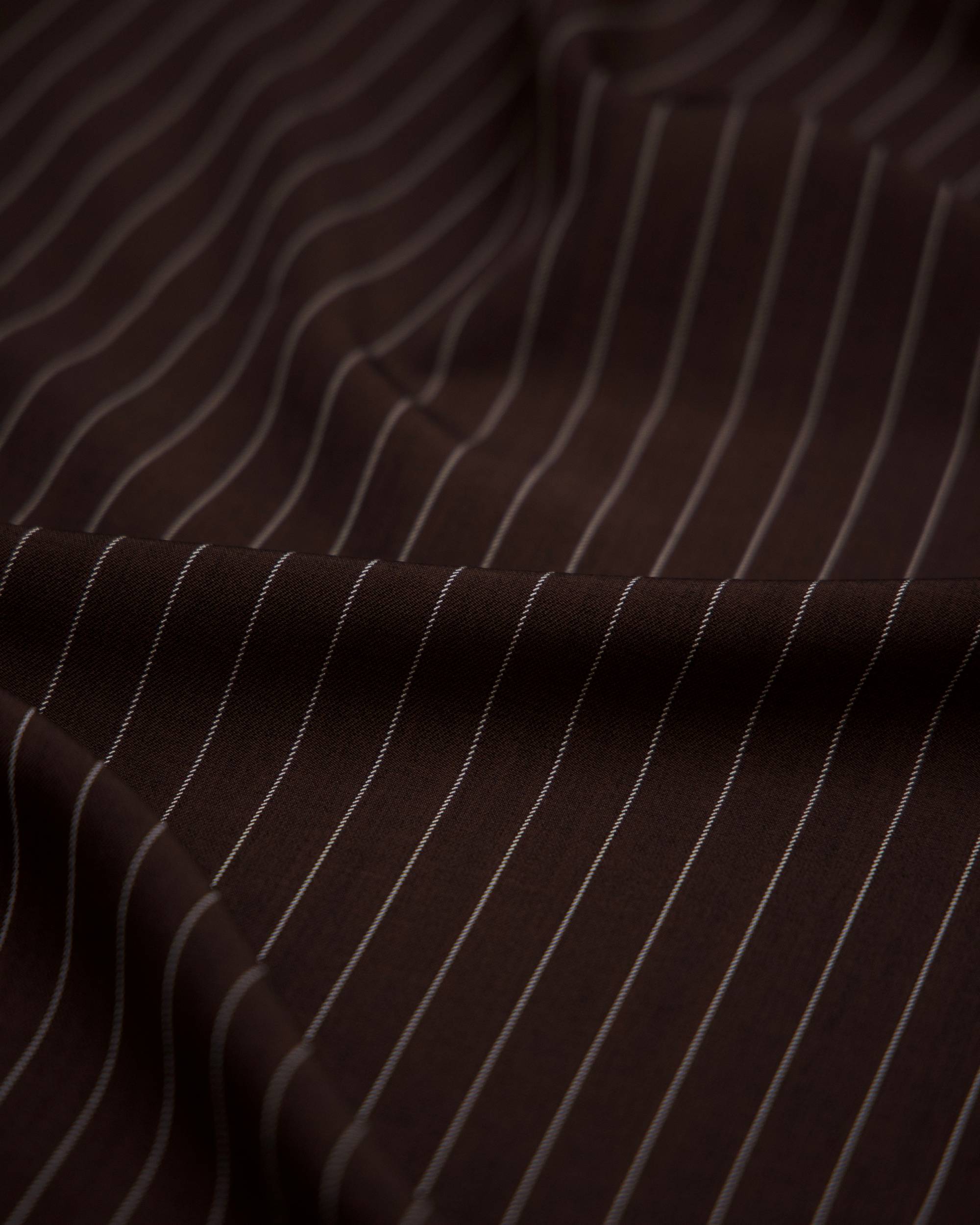 Brown Tailored PIN Stripe Suiting, PIN Stripe Suiting, Pinstripe Suiting Fabric, Suiting Fabric, Stripe Suiting Fabric, Tailored Fabric, Mens Suiting Fabric, Womens Suiting Fabric