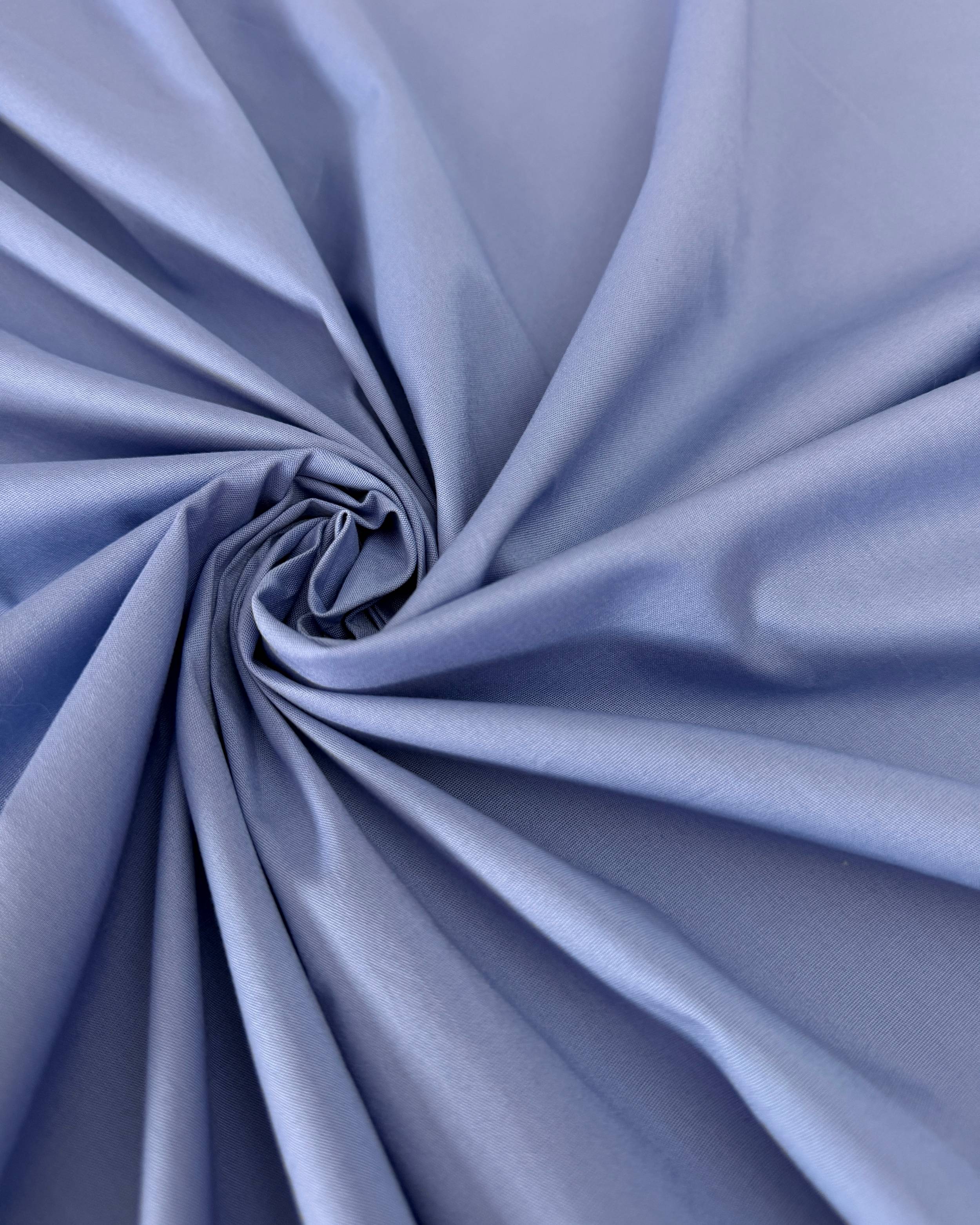 Cornflower Bare Soft Cotton, Cotton Spandex Fabric, Soft Cotton Fabric, Bare Soft Cotton, Stretch Cotton Fabric, Breathable Cotton Fabric, Lightweight Cotton Fabric