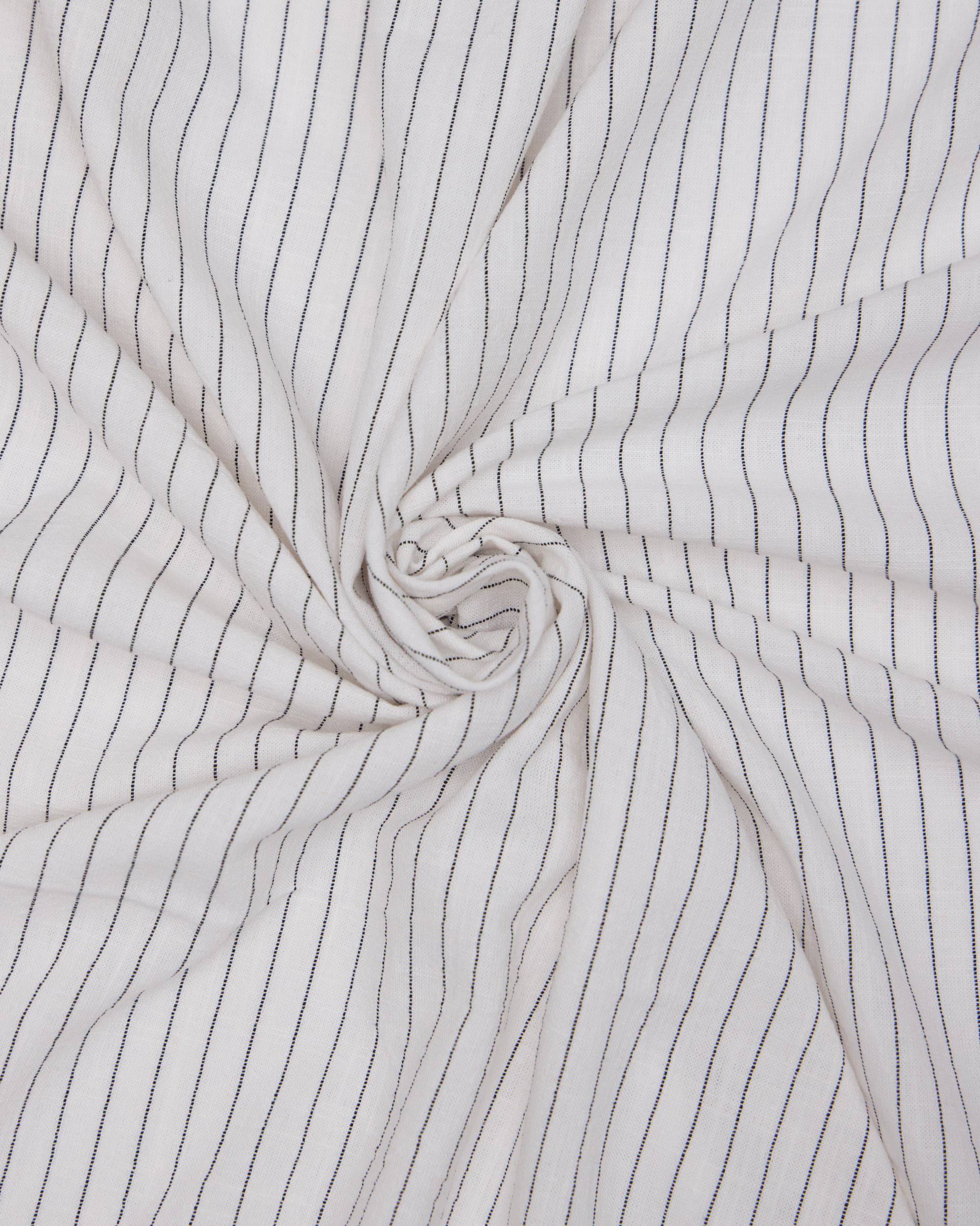 White Resort Pinstripe Linen Blend, Pinstripe Fabric, Resort Wear Fabric, Linen Rayon Blend, Striped Linen Fabric, Tailored Fabric, Lightweight Suiting Fabric, Breathable Linen Fabric