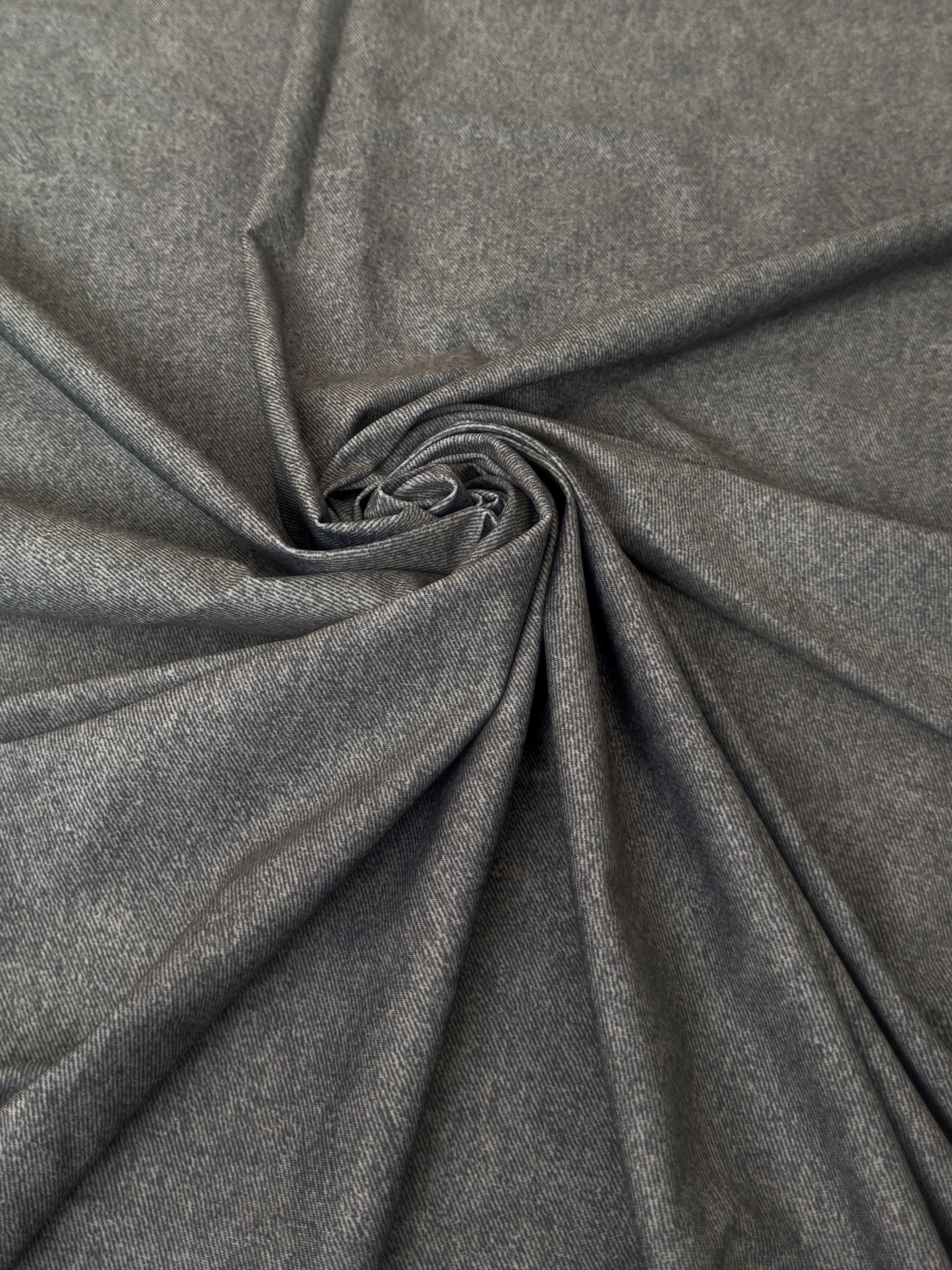 Gray Twill Pattern Nylon Spandex, Nylon Spandex, Shiny Spandex, Stretch Fabric, 4 way stretch fabric, Fabric on Sale, Activewear Fabric, Polyester Fabric