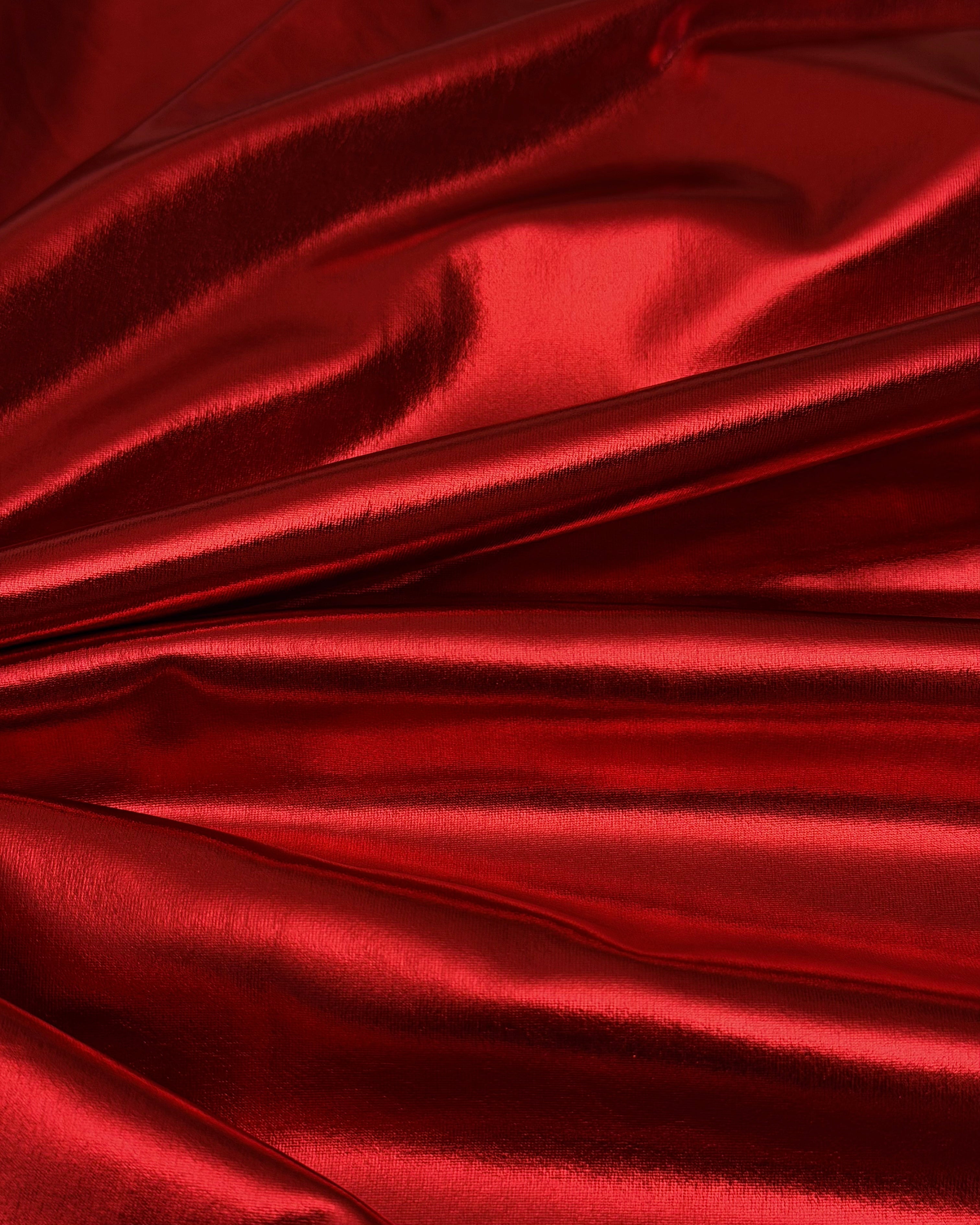 Red Havana Foiled Spandex, Kiki Sewing Store, Kiki Luxury Fabric, Cheap Fabric Store, Kiki Textiles, Kiki Textile by the Yard, Kiki Textile USA