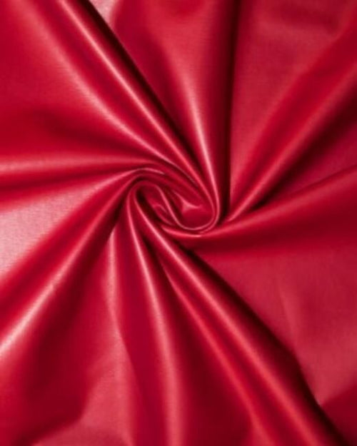Red Stretch Faux Leather