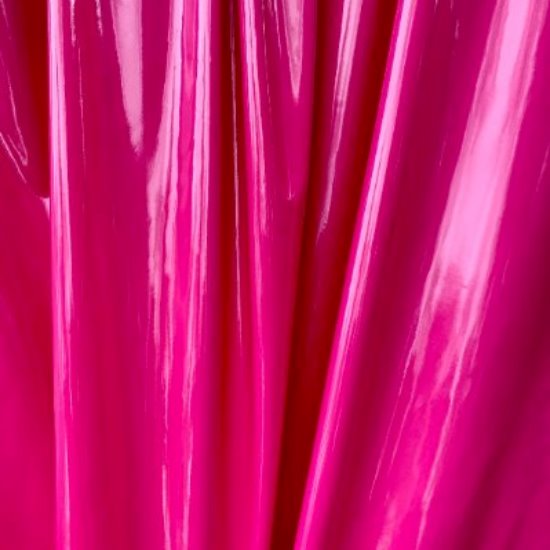 Hot Pink Glossy Stretch Patent Leather/Latex