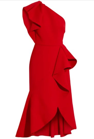 Red Stretch Crepe