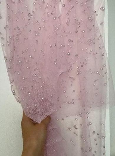 Baby Pink Pearl Tulle