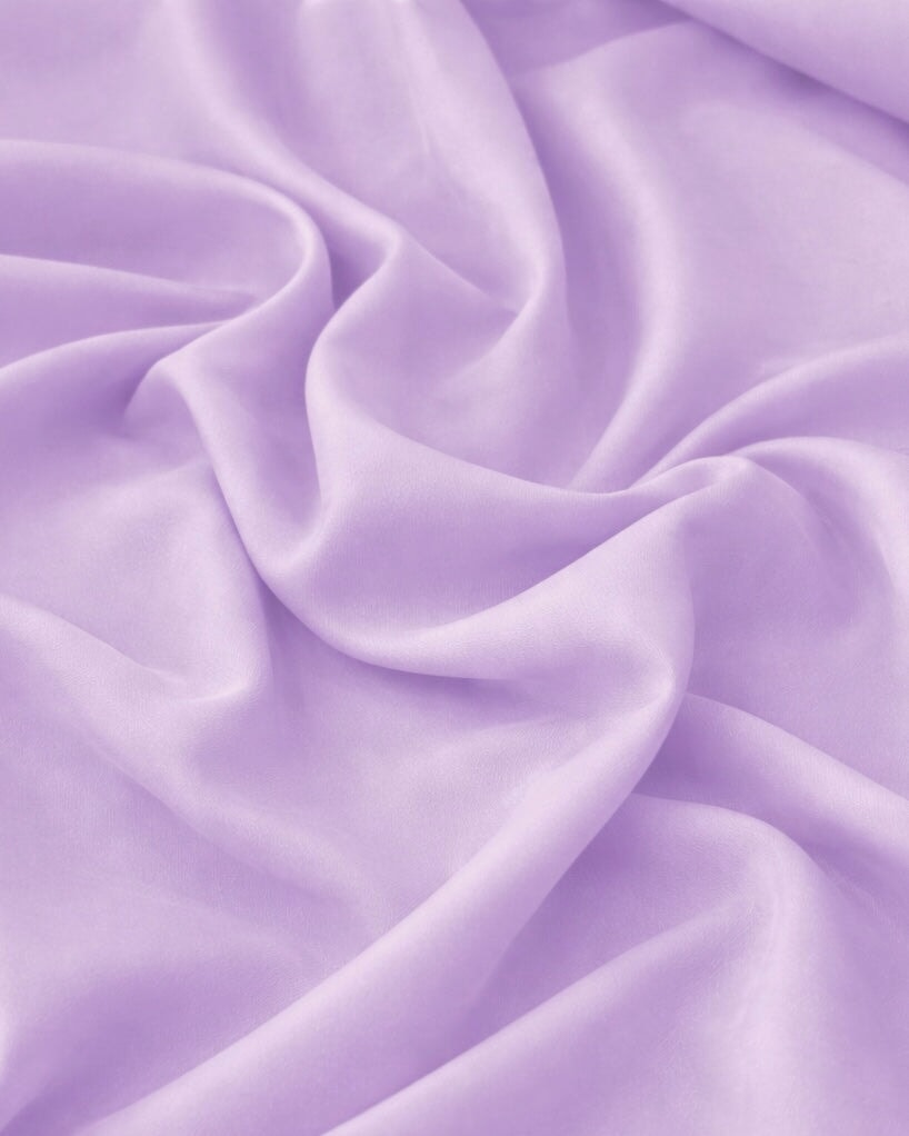 Premium Essential Lilac Pongee Lining, Pongee Fabric by the Yard, Lightweight Lining Fabric, Dress Lining Fabric, Blazer Lining Fabric, Skirt Lining Fabric