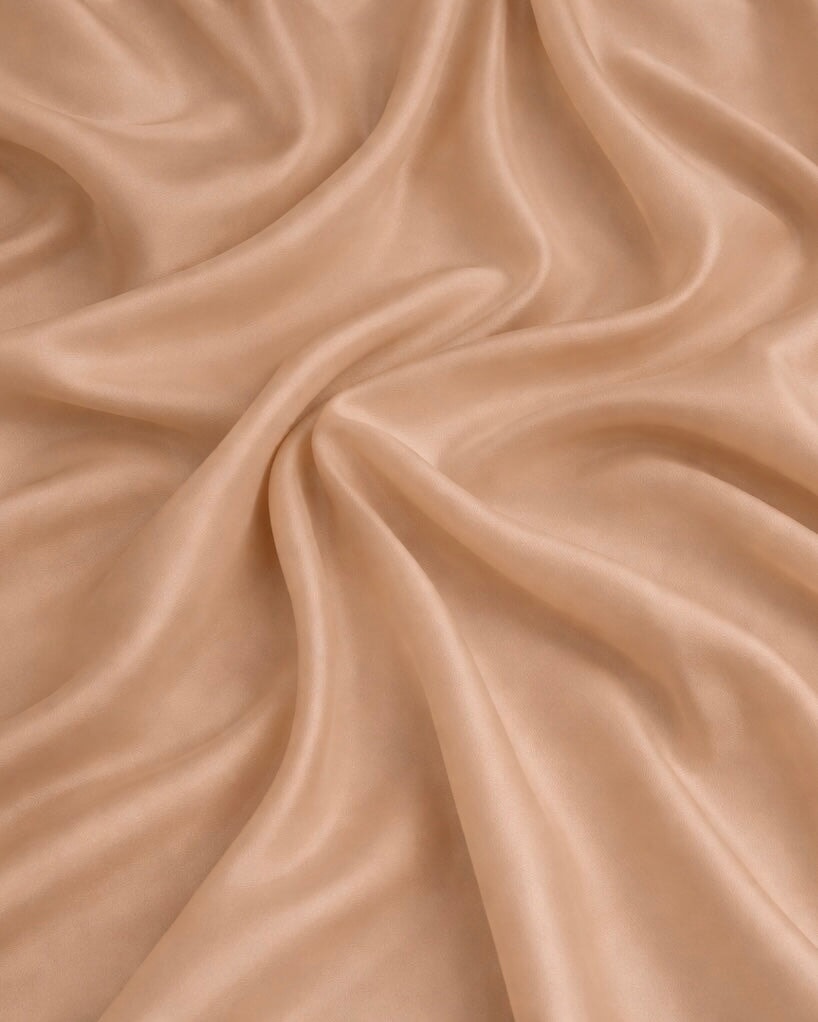 Premium Essential Taupe Pongee Lining, Pongee Fabric by the Yard, Lightweight Lining Fabric, Dress Lining Fabric, Blazer Lining Fabric, Skirt Lining Fabric