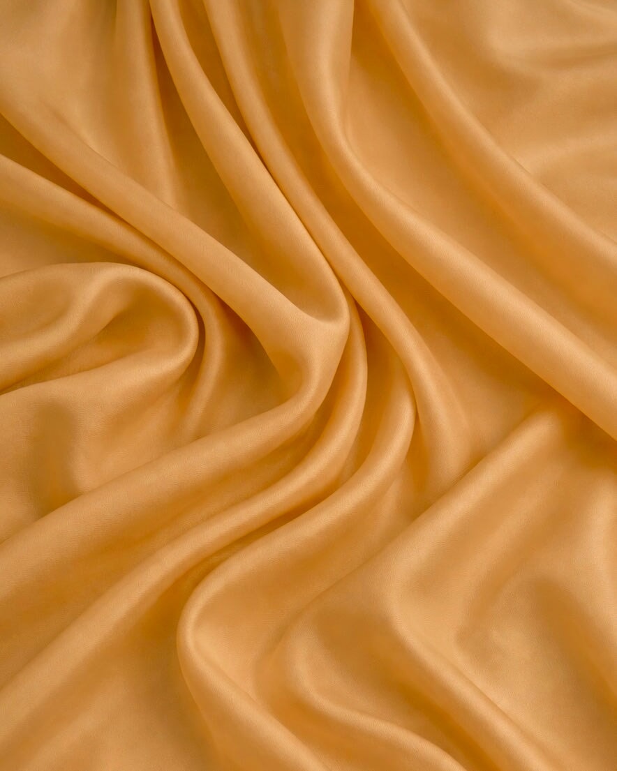 Premium Essential Gold Pongee Lining, Pongee Fabric by the Yard, Lightweight Lining Fabric, Dress Lining Fabric, Blazer Lining Fabric, Skirt Lining Fabric