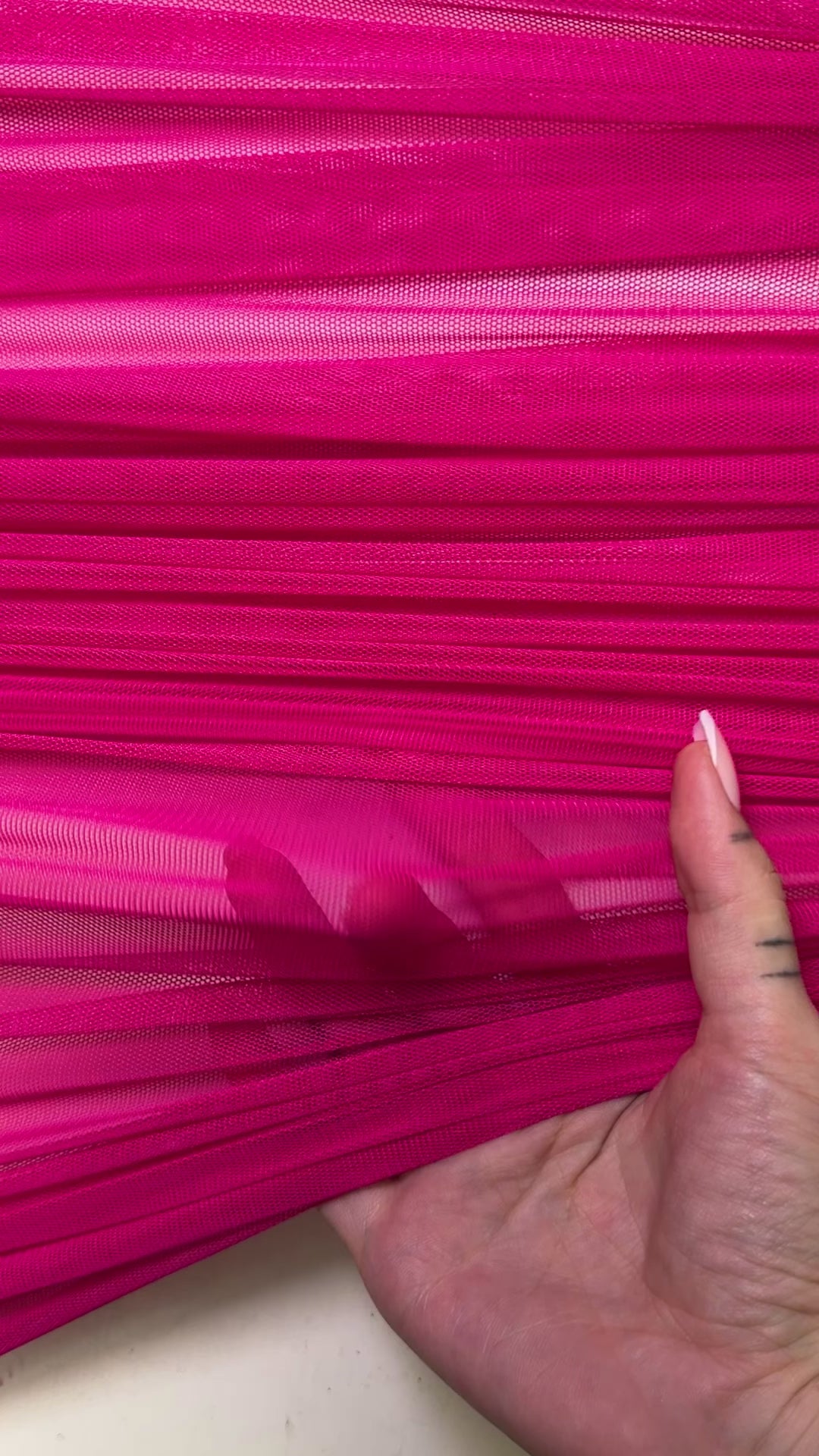 fuchsia 4way stretch power mesh, dark pink power mesh, light pink power mesh, light pink power mesh