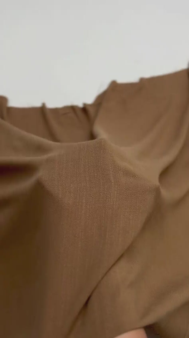 Rust Washed Linen, Linen Blend Fabric, Rayon Linen Fabric, Soft Linen Fabric, Lightweight Linen Fabric, Breathable Linen Fabric, Washed Linen Blend, Linen Fabric by Yard