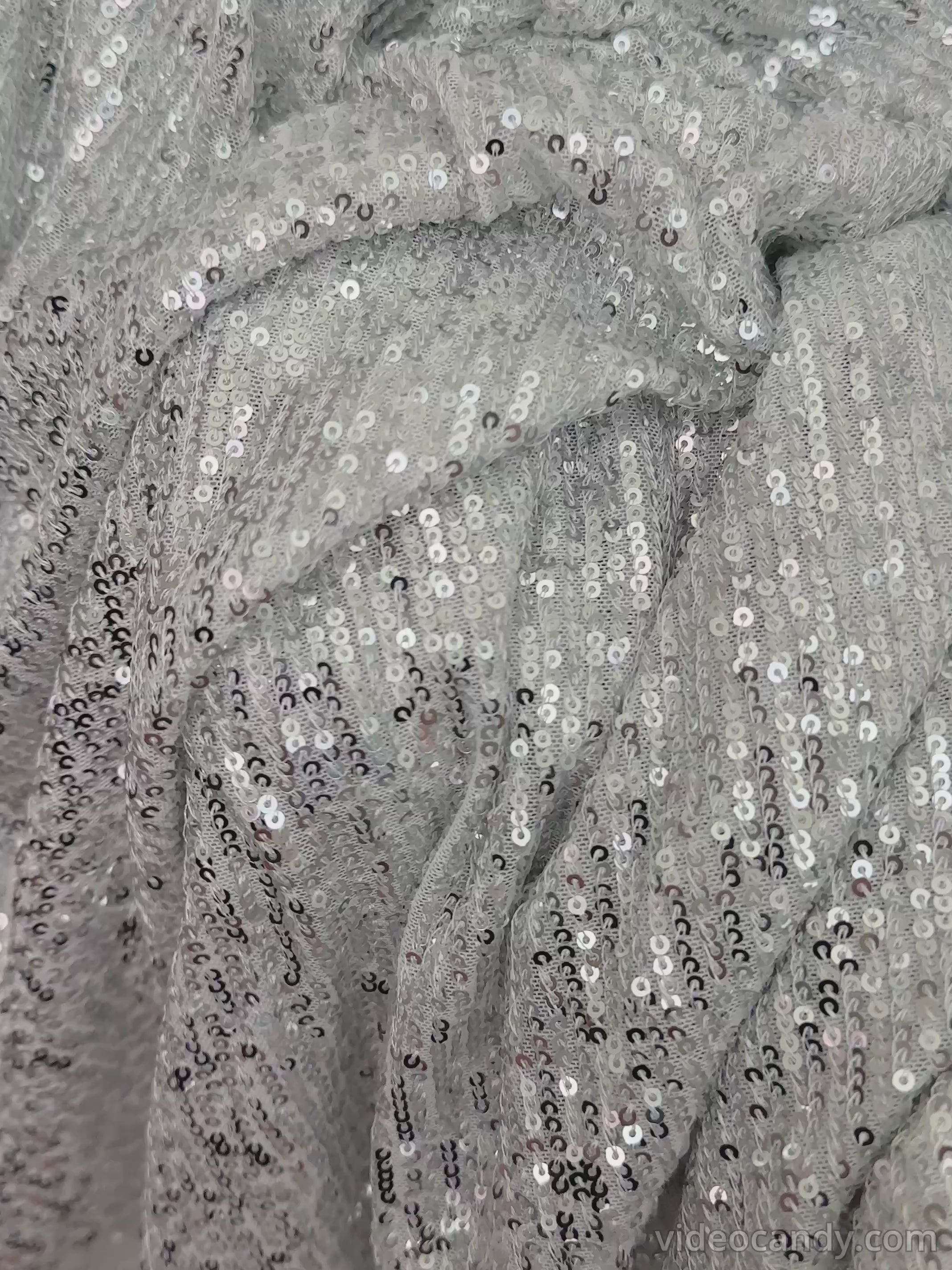 silver super stretch sequin on mesh, light silver sequin on mesh, light silver sequin on mesh, sequin on mesh for woman, sequin on mesh for bride, sequin on mesh on discount, sequin on mesh on sale, premium sequin on mesh, kiki textile sequin on mesh, sequin on mesh for party wear
