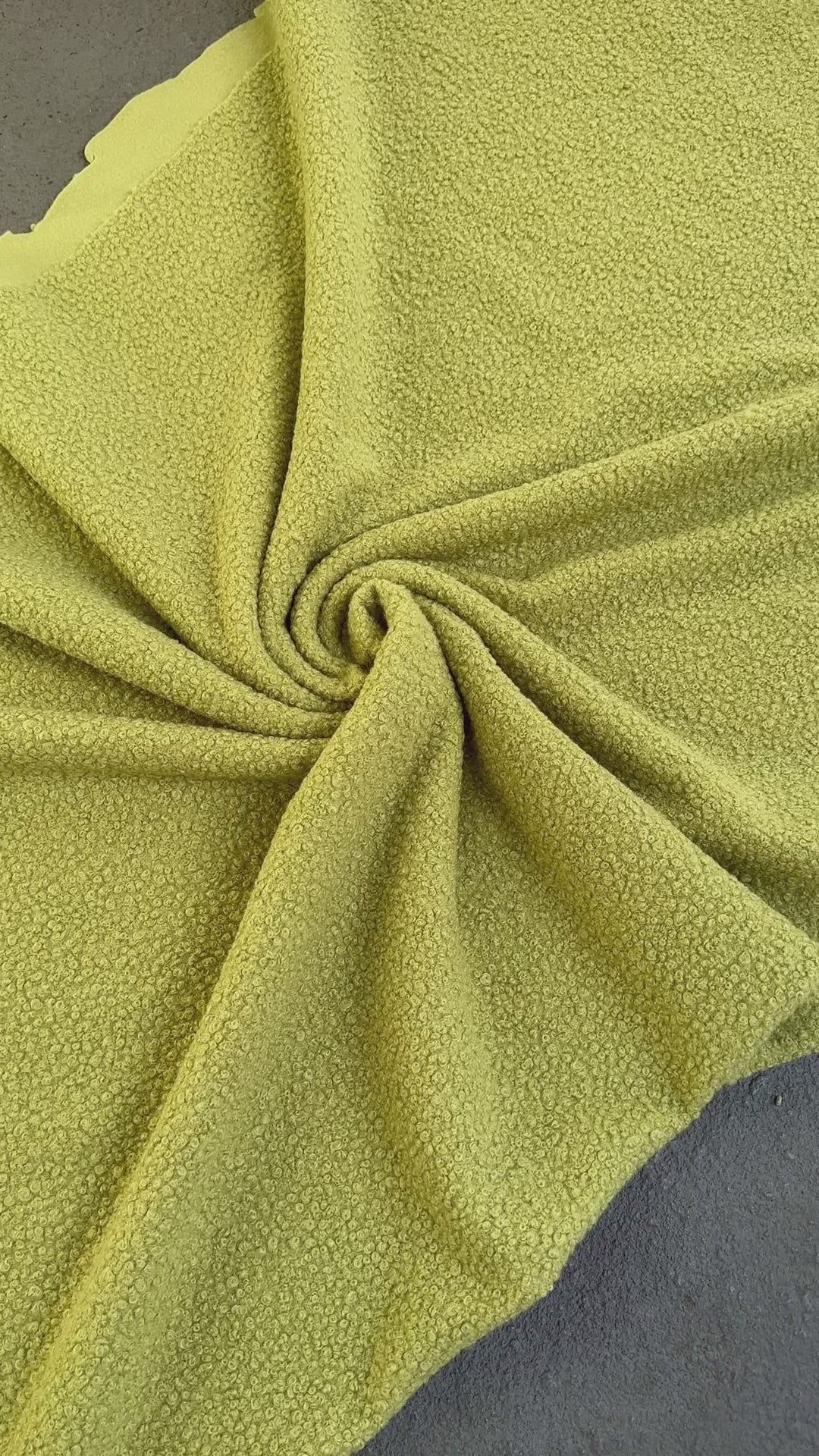 Lime Lamb Premium Faux Wool, light green Faux Wool, green Faux Wool, Faux Wool for jacket, premium Faux Wool, Faux Wool for winter, winter collection, Faux Wool on sale, Faux Wool in low price