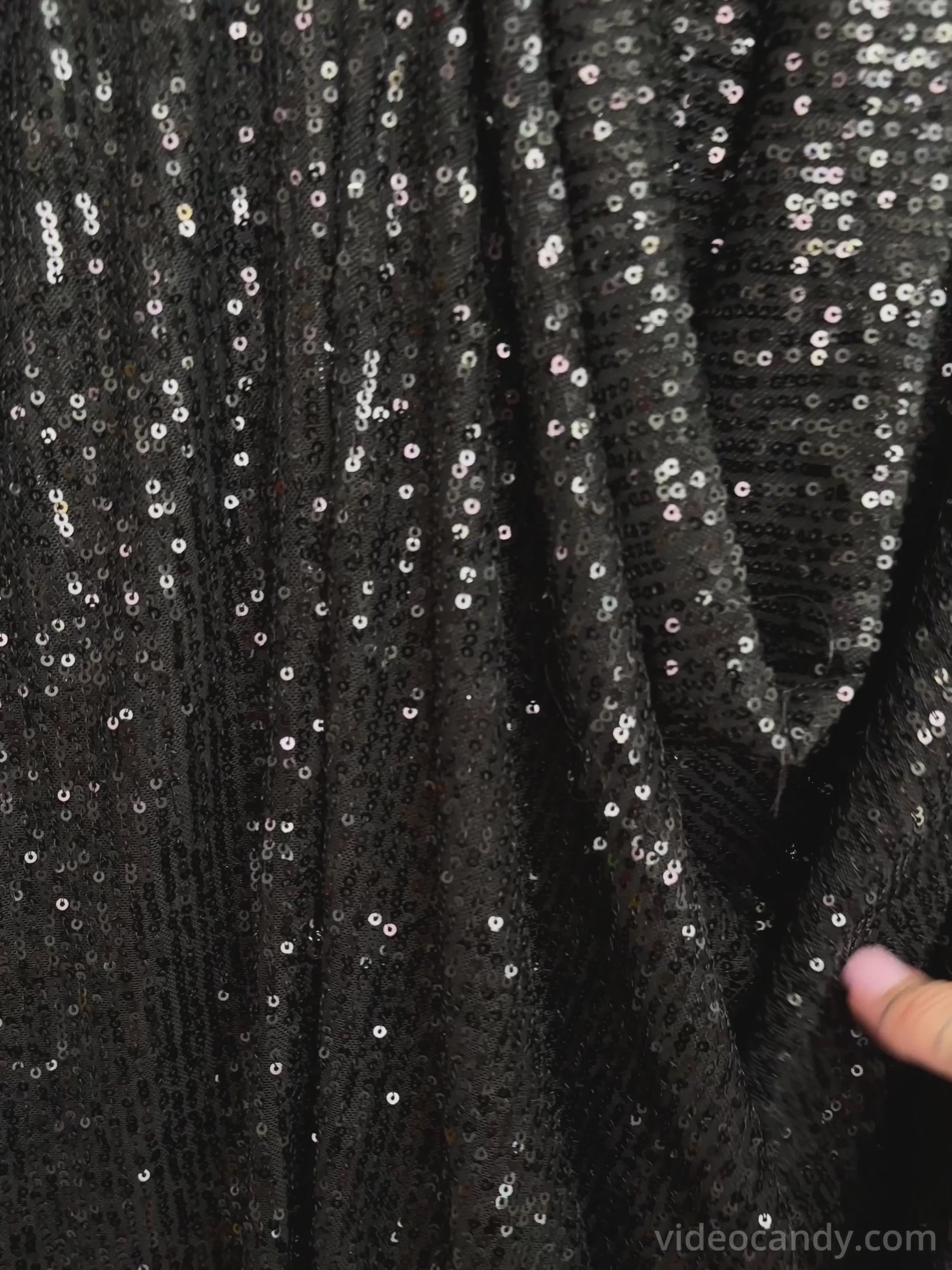 black super stretch sequin on mesh, dark grey sequin on mesh, jet black sequin on mesh, sequin on mesh for woman, sequin on mesh for bride, sequin on mesh on discount, sequin on mesh on sale, premium sequin on mesh, kiki textile sequin on mesh, sequin on mesh for party wear