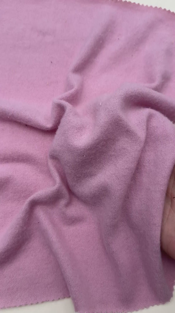 Baby Pink Buttery Spandex Faux Cashmere Knit, Synthetic Cashmere Knit, Soft Sweater Knit Fabric, Cozy Faux Cashmere, Cashmere Feel Fabric, Winter Knit Material, Plush Knit Textile
