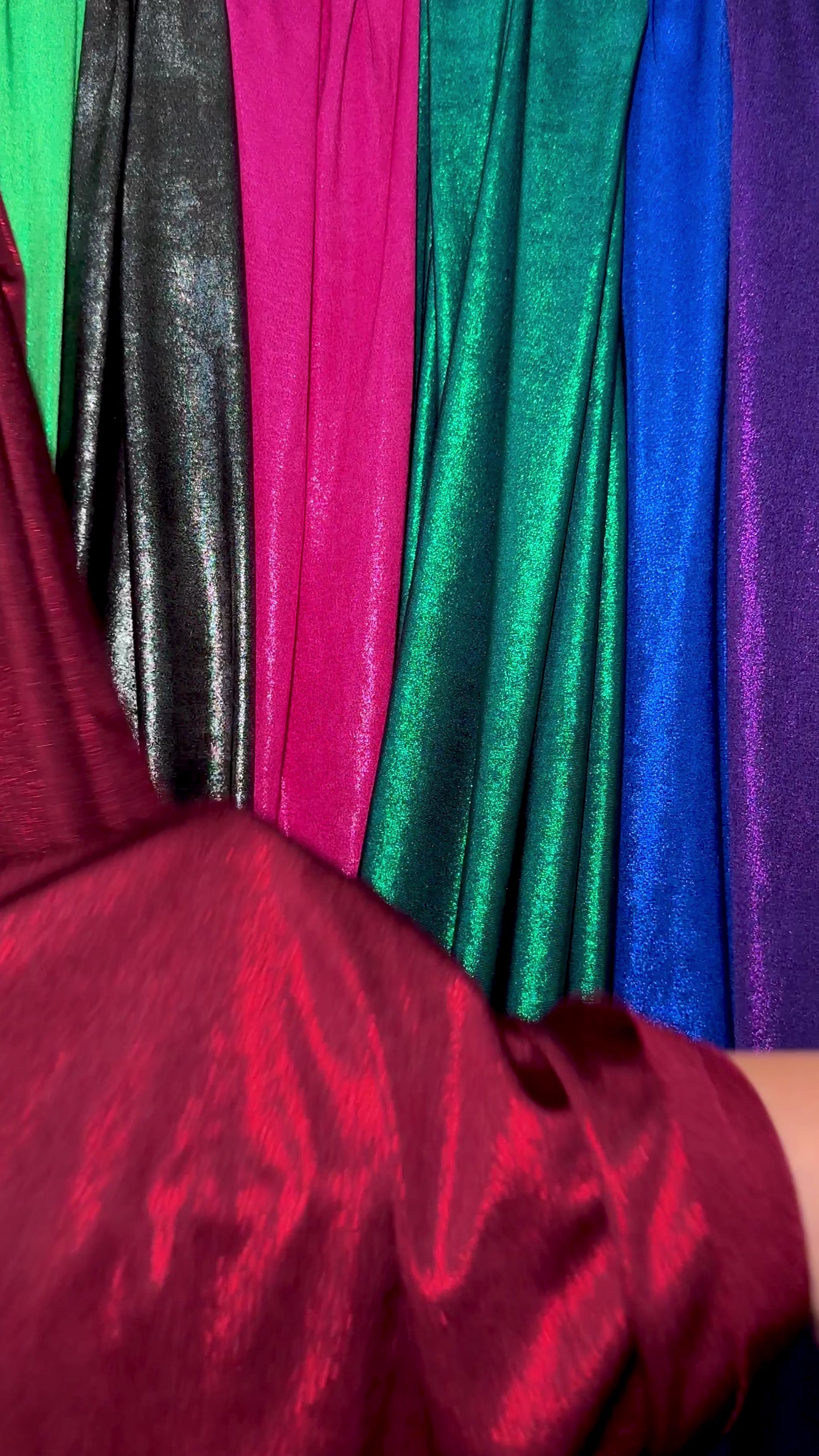 Red Slinky Foiled Jersey