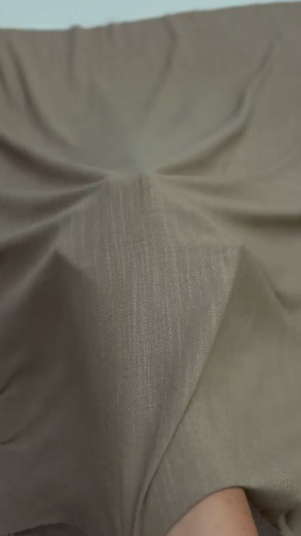 Brown Washed Linen, Linen Blend Fabric, Rayon Linen Fabric, Soft Linen Fabric, Lightweight Linen Fabric, Breathable Linen Fabric, Washed Linen Blend, Linen Fabric by Yard