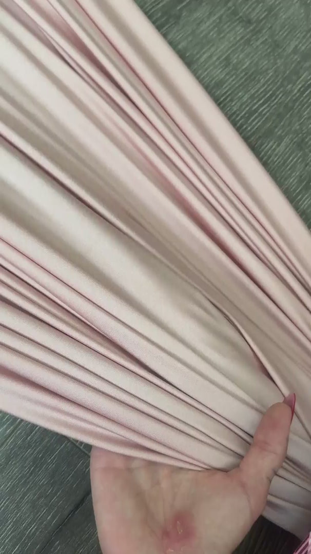 Blush Pink Lulu Yoga Spandex, Blush Pink Lulu Spandex, Nylon Spandex, Shiny Spandex, Stretch Fabric, 4 way stretch fabric, Fabric on Sale, Activewear Fabric, Polyester Fabric
