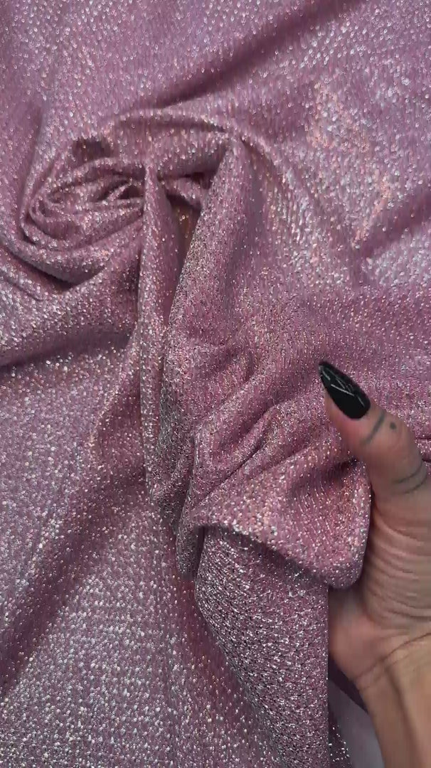 Pink Shimmery Metallic Brocade, Brocade for woman, shiny fabric for bride, Metallic Brocade, Brocade in low price, Shimmery fabric for party wear, Brocade for gown