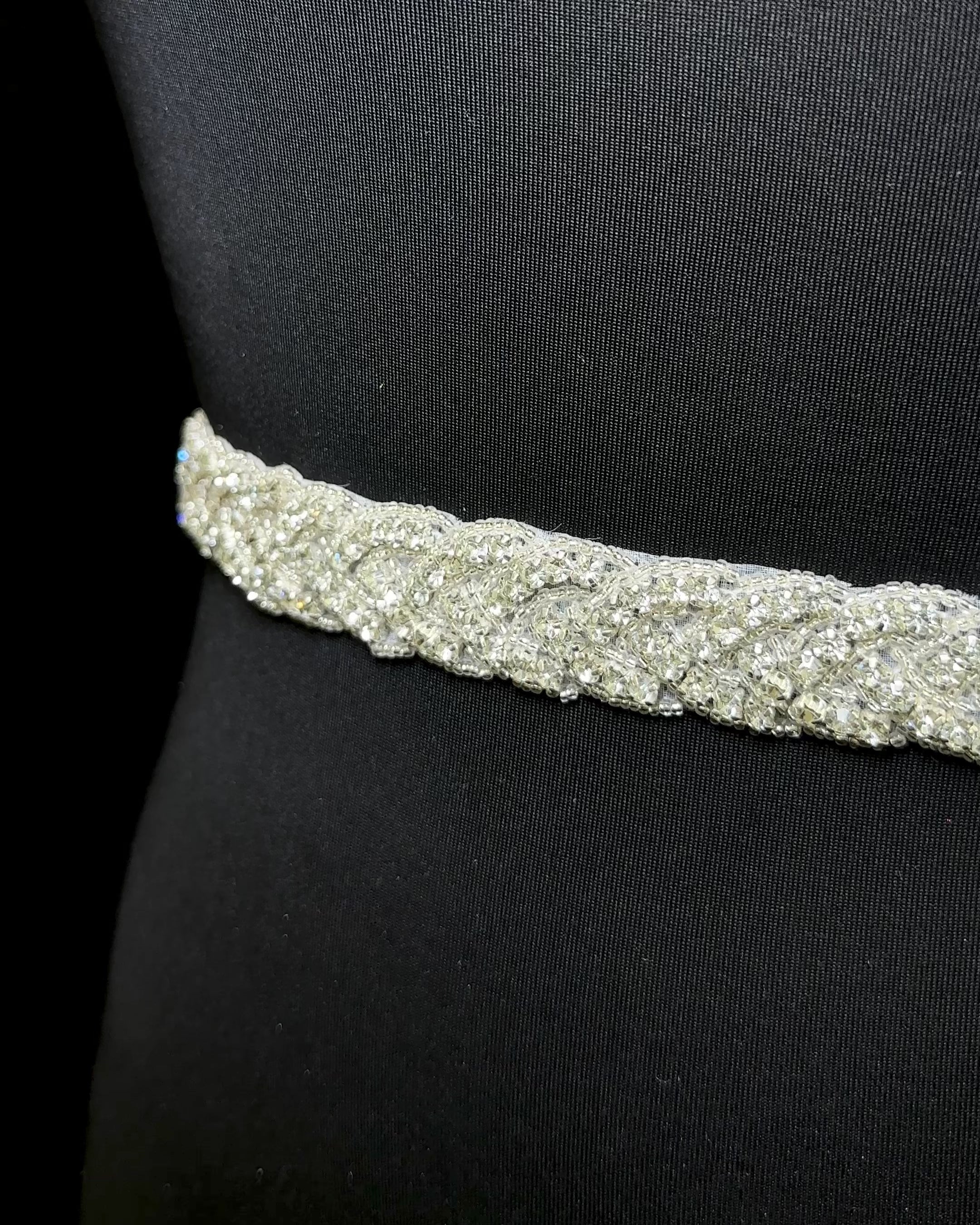 anna belt iron on rhinestone applique, Silver belt, dark silver applique, silver bodice, silver embellishment for dress,
