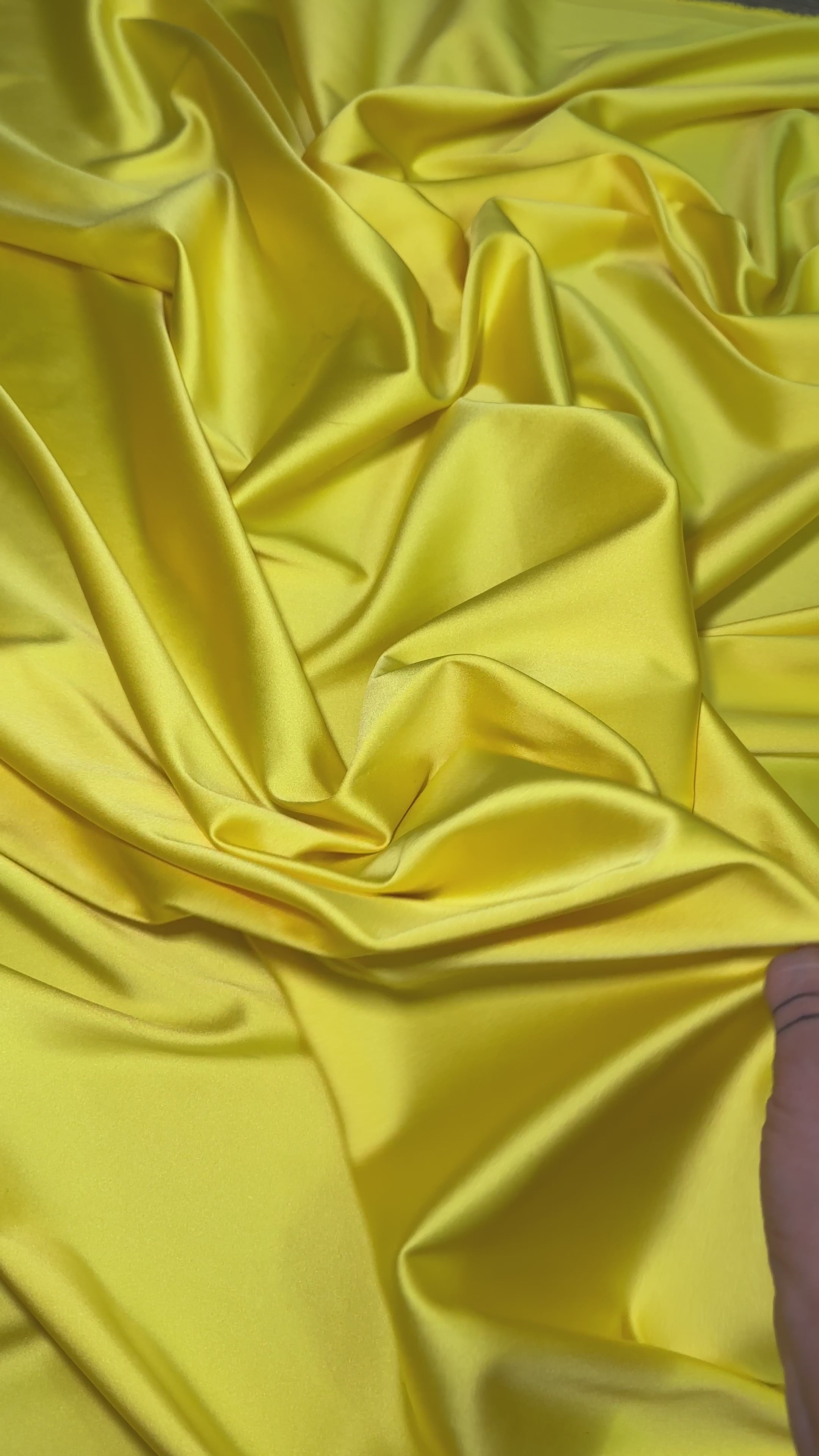  yellow stretch crepe back satin, light yellow stretch crepe back satin, dark yellow stretch crepe back satin, premium stretch crepe back satin, satin for bride, satin for woman, satin in low price, cheap satin, satin on sale