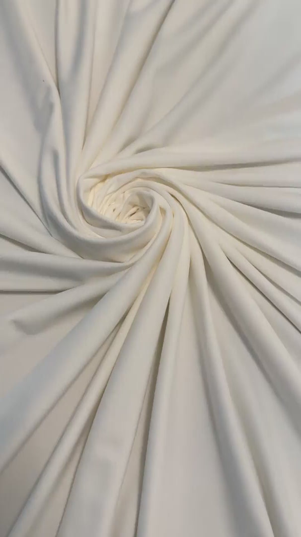 White 4 Way Stretch Buttery Soft Techno Suede, stretch techno suede, buttery soft suede, 4 way stretch, stretch suede fabric, faux suede fabric, soft suede fabric, elastic suede fabric, spandex suede fabric