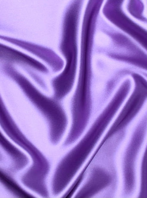 Lavender Satin Fabric, Silky Satin Fabric Lavender, Bridal Satin Medium Weight, Satin for gown, Shiny Satin, Lavender Silk by the yard, satin for woman, best quality satin, satin on sale, satin in low price, discounted satin, buy satin online