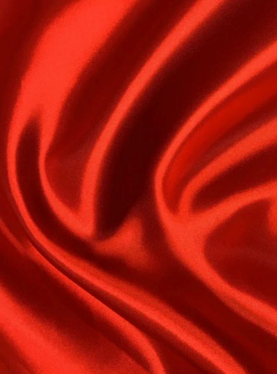 Red Bridal Satin Fabric, Red Duchesse Bridal Shiny Satin by yard, Red Heavy Satin for Wedding Dress, Gown, Backdrop, Red Shiny Fabric, red color fabric for woman, dark red satin, light red satin, shinny red satin, premium satin, buy satin online, luxury satin