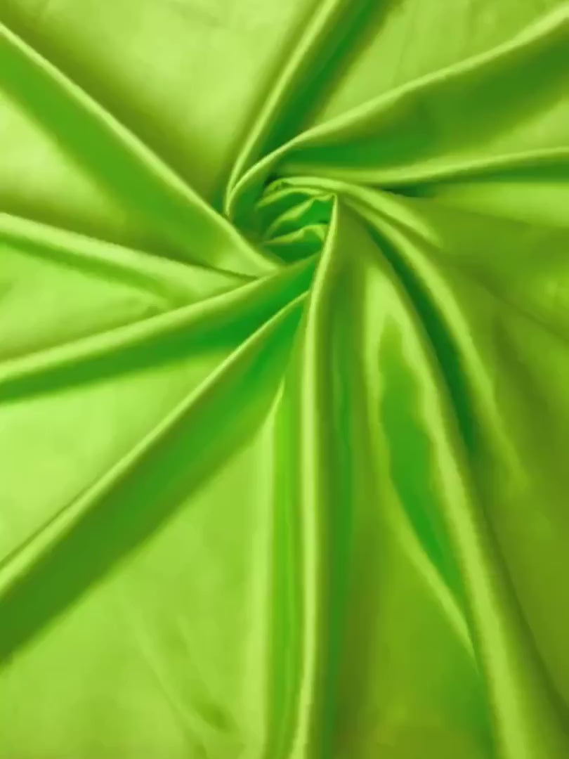 neoon green Silky Stretch Satin, dark green Silky Stretch Satin, light green Silky Stretch Satin, stretch Satin, Silky Stretch Satin for woman, Silky Stretch Satin for bride, Silky Stretch Satin in low price, premium Silky Stretch Satin