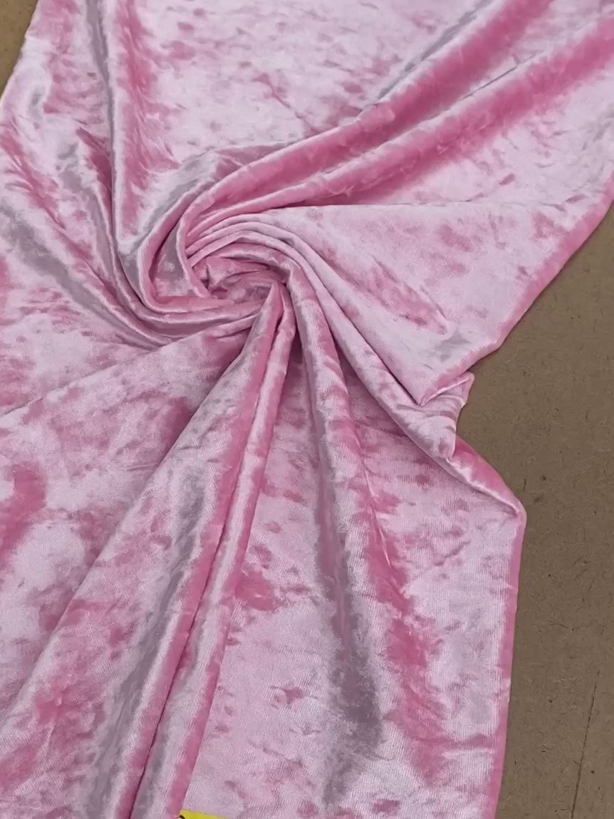 baby pink crushed velvet, pink crushed velvet for gown, crushed velvet for wedding, light pink crushed velvet, dark pink crushed velvet for brides, crushed fancy velvet, velvet for dress, crushed expensive velvet
