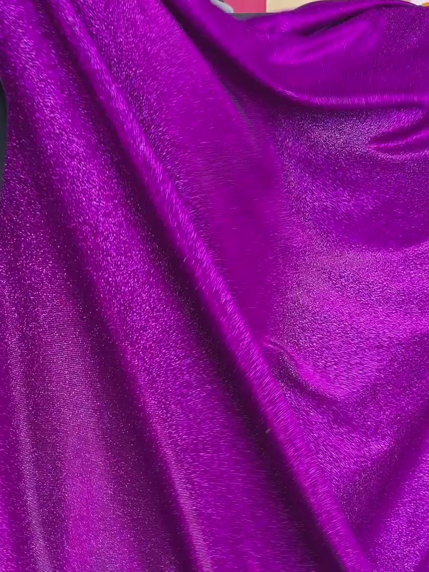 magenta metallic lurex, purple metallic lurex, metallic lurex for woman, party wear metallic lurex, shiny lurex, metallic lurex for bride, lurex on discount, lurex on sale, buy metallic lurex online, lavender metallic lurex, light purple metallic lurex, dark purple metallic lurex