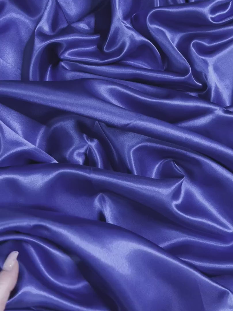 Shop now Royal Blue Satin by Yard- Kiki Textiles – KikiTextiles