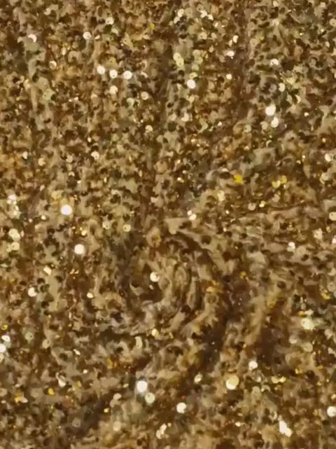 Bright Gold Sequin on Velvet – KikiTextiles