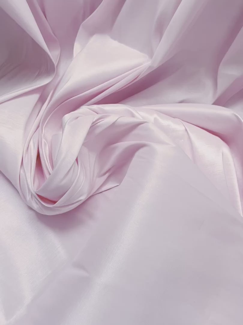 baby pink Stretch Taffeta Fabric ,pink taffeta For dress, Lustrous Fabric By the Yard, taffeta for woman, taffeta for bride, taffeta for party wear, vibrant taffeta colors, taffeta on sale, taffeta on discount