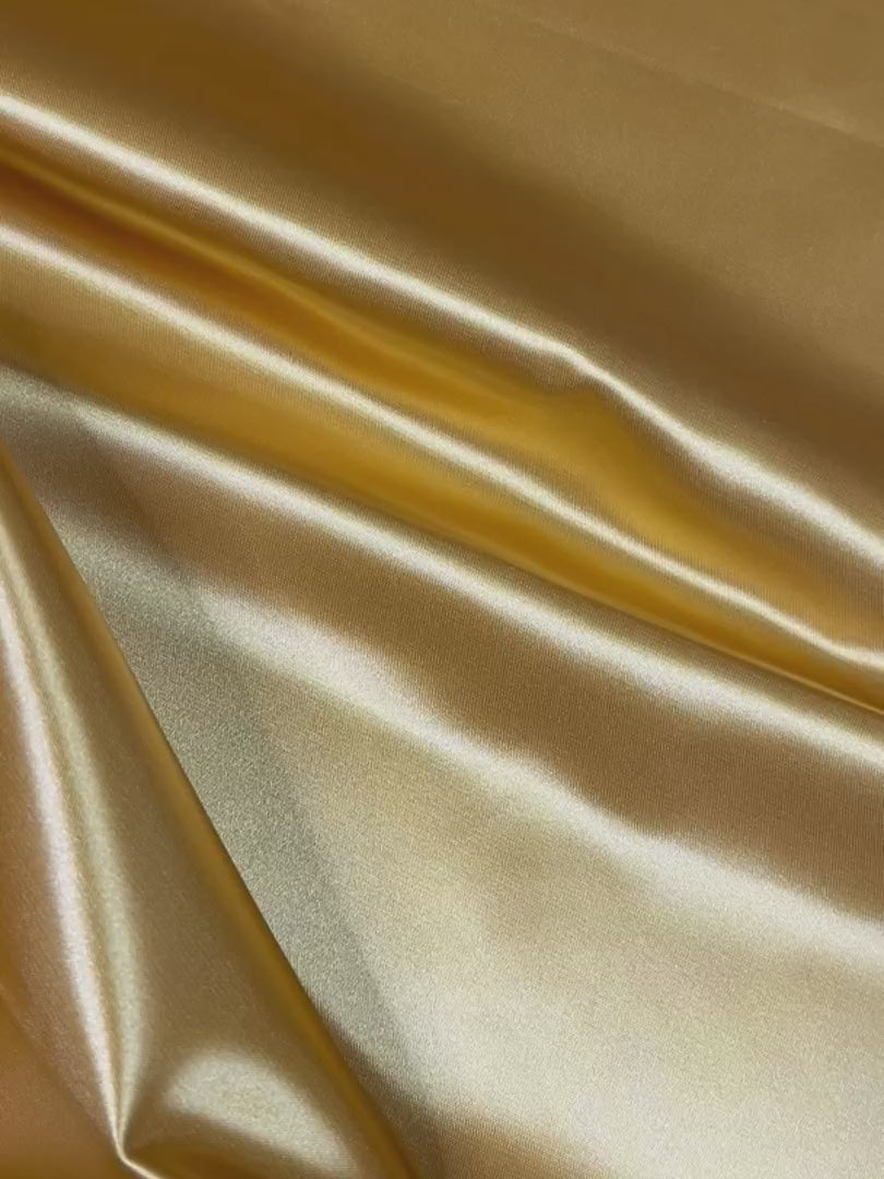Mustard Duchesse Satin