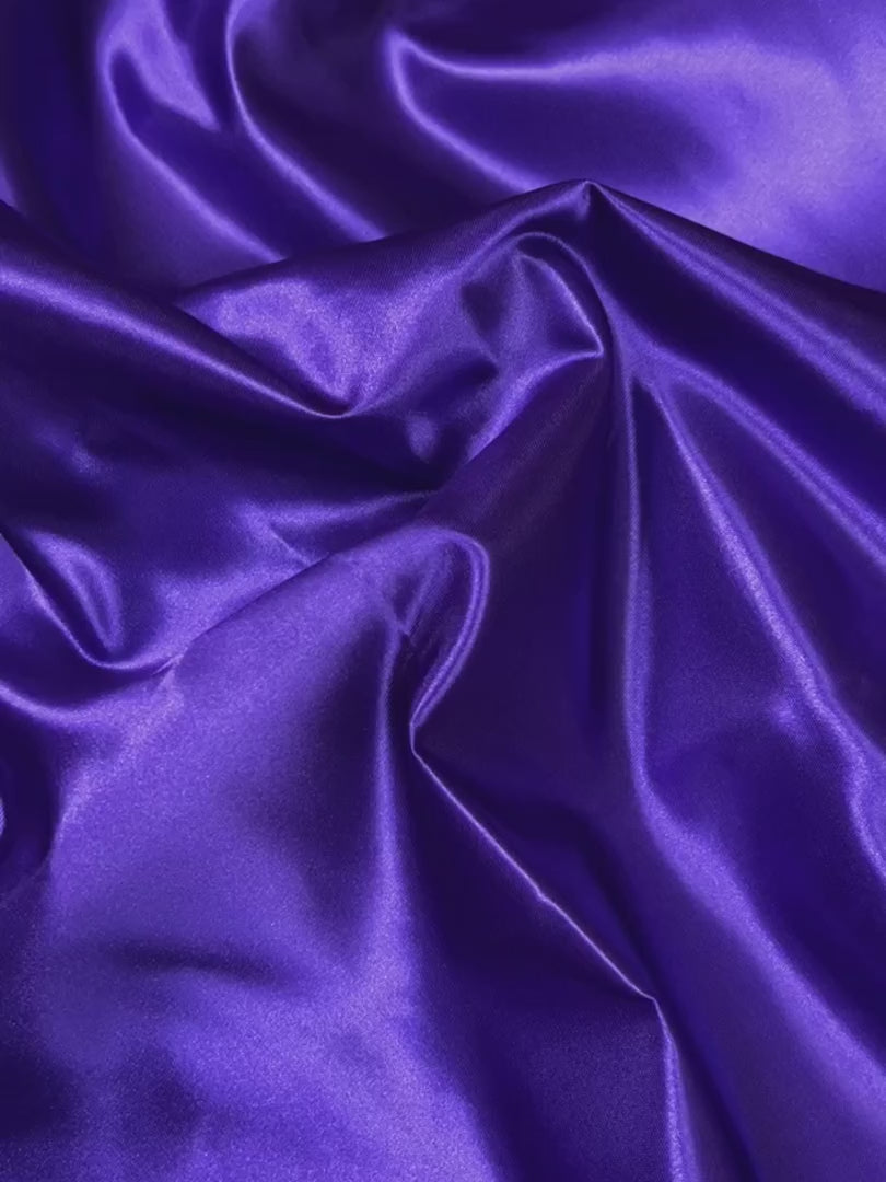 Purple Duchesse Satin