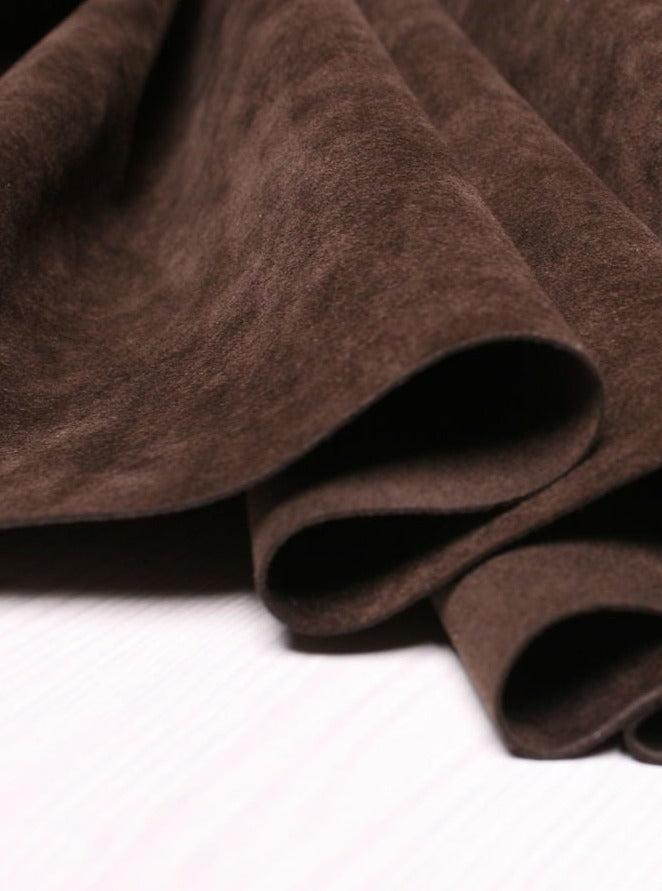 Chocolate Microsuede, dark brown microsuede, light brown microsuede, premium microsuede, microsuede for sofa, microsuede for jackets, microsuede in low price, microsuede on discount, microsuede on sale, microsuede for apparels, microsuede for furniture