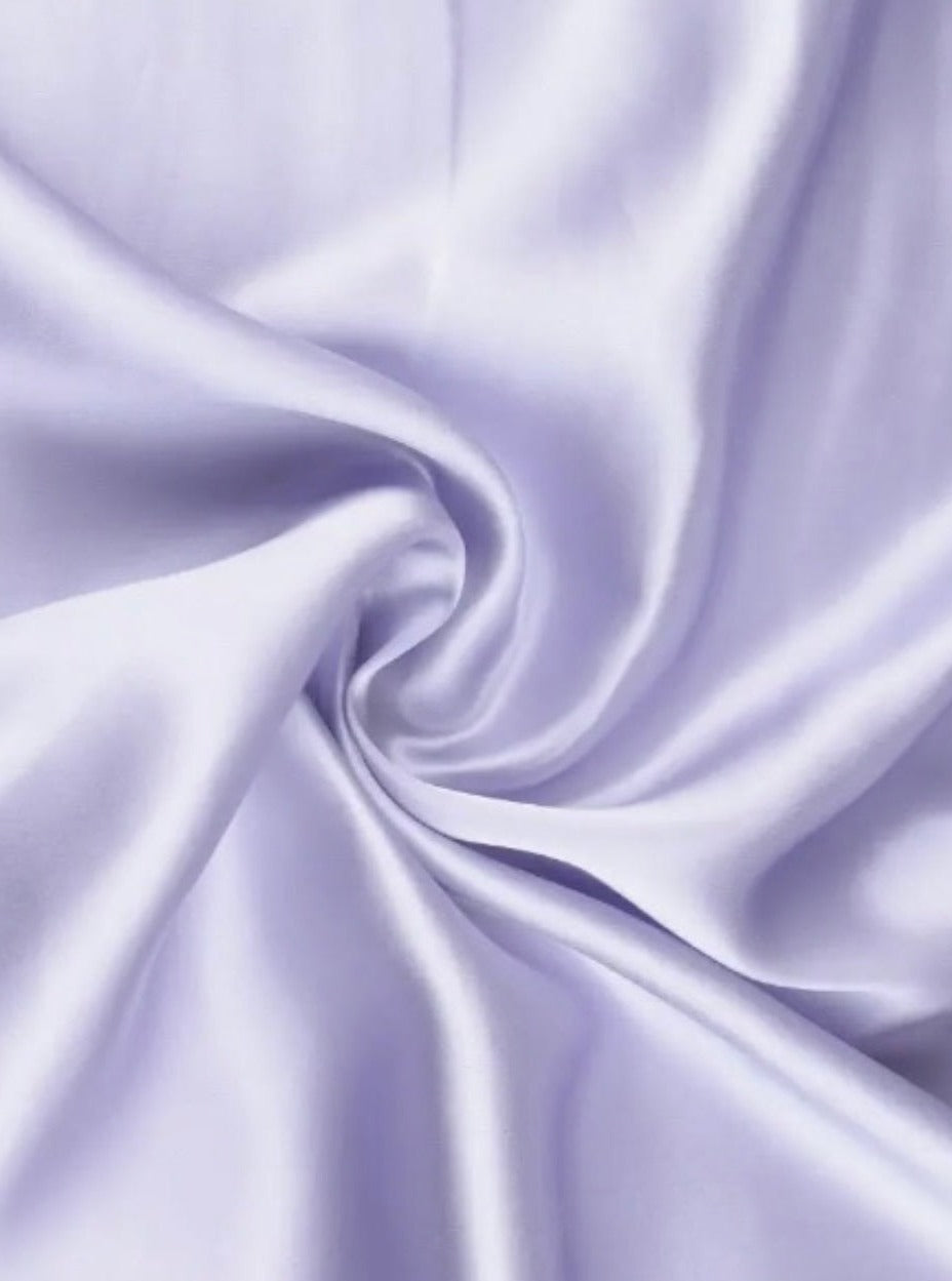 Lilac Satin Fabric, Silky Satin Fabric Lilac, Bridal Satin Medium Weight, Satin for gown, Shiny Satin, Lilac Silk by the yard, satin for woman, satin for bride, best quality satin, buy satin online, discounted satin, cheap satin, kiki textile 