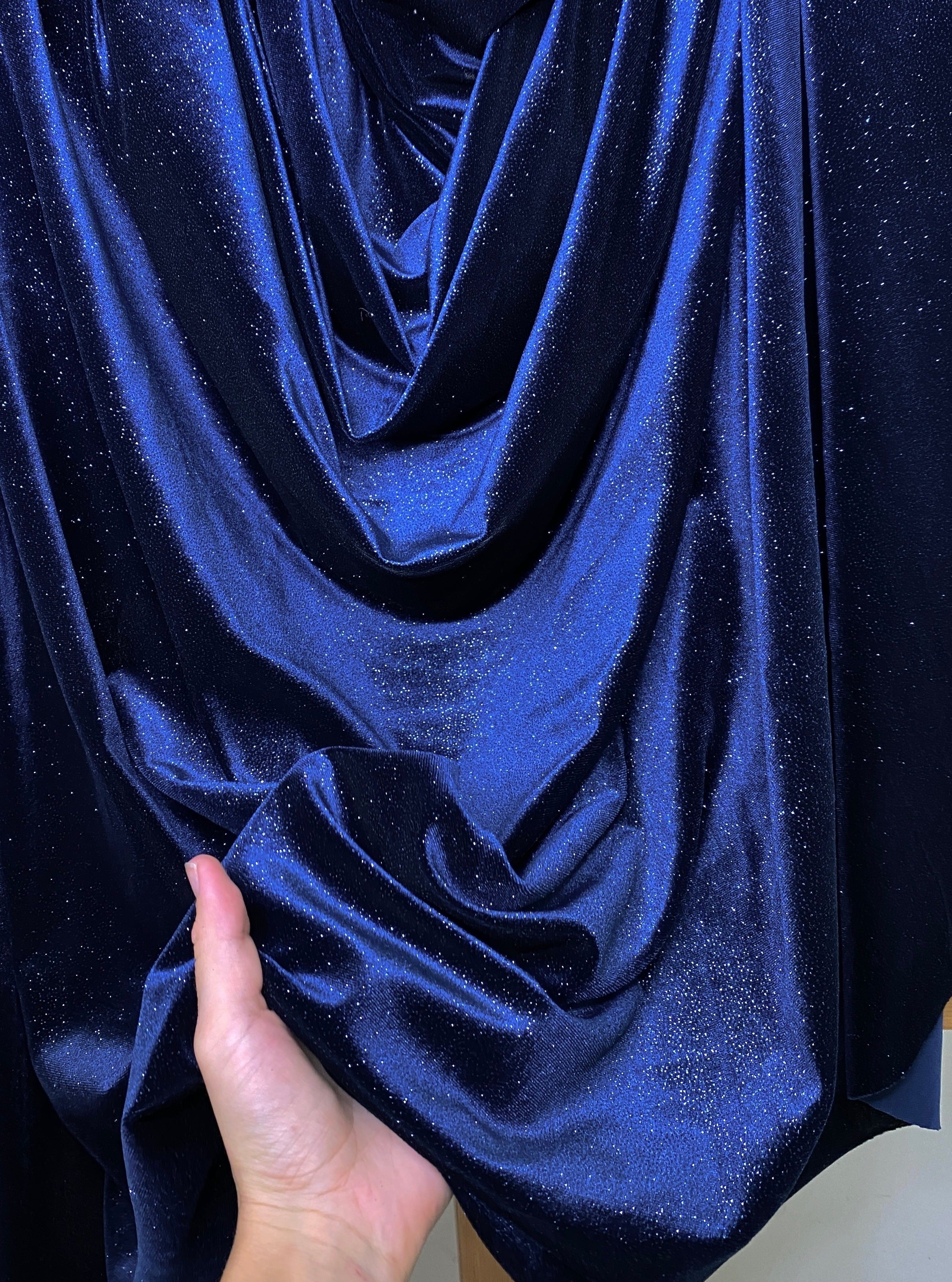 Navy Blue Shimmer Glitter Velvet, blue Shimmer Glitter Velvet, light blue Shimmer Glitter Velvet, dark blue Shimmer Glitter Velvet, aqua blue Shimmer Glitter Velvet, ocean blue Shimmer Glitter Velvet, Shimmer glitter Velvet for woman, Shimmer glitter Velvet for bride, Shimmer glitter Velvet for party wear, Shimmer glitter Velvet on discount, Shimmer glitter Velvet in low price