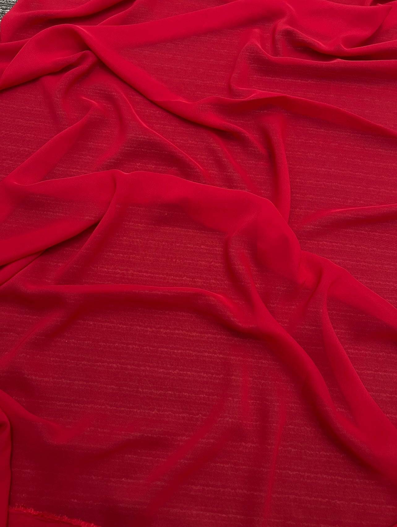 Chilli peper chiffon, dark red chiffon, light red chiffon, red chiffon, chiffon for woman, chiffon for bride, premium chiffon, chiffon in low price, chiffon for party wear, chiffon for gown